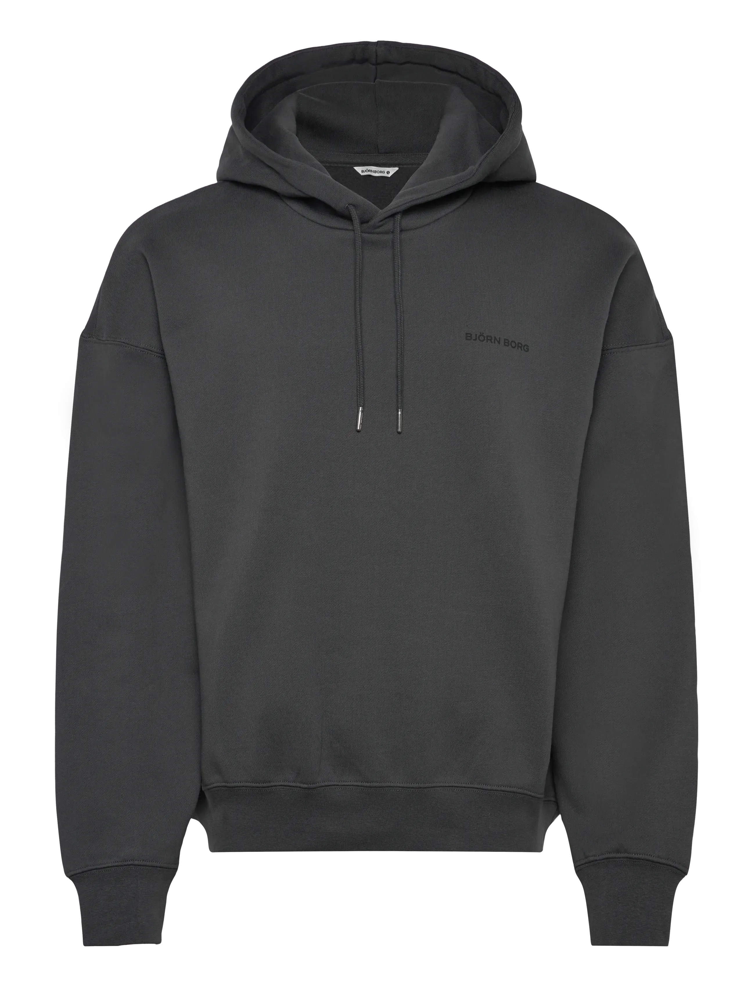 Björn Borg BORG OVERSIZED HOODIE - Kleidung - ASPHALT / black