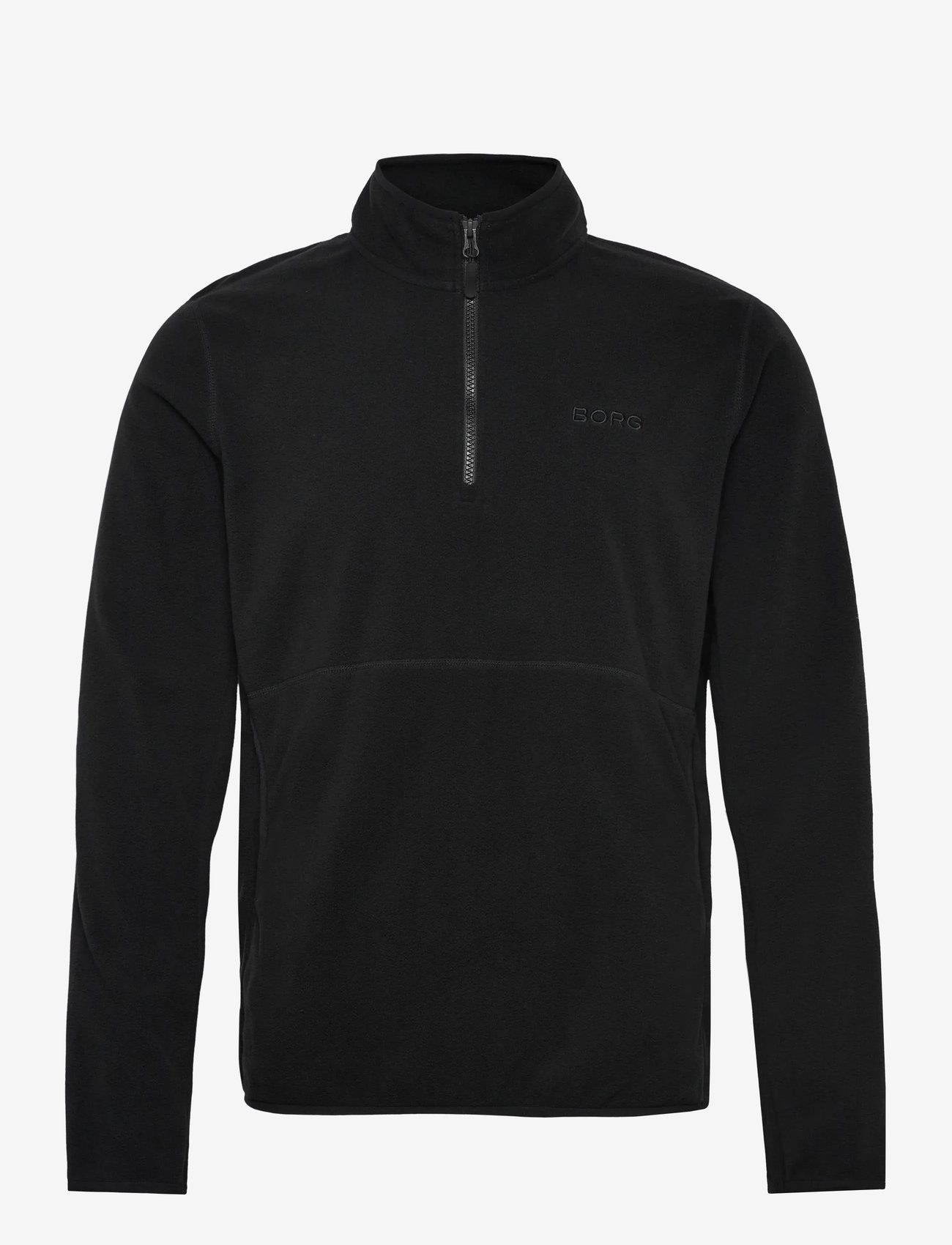 Björn Borg - BORG HALF ZIP FLEECE - kampsunid ja vahekihid - black beauty - 0