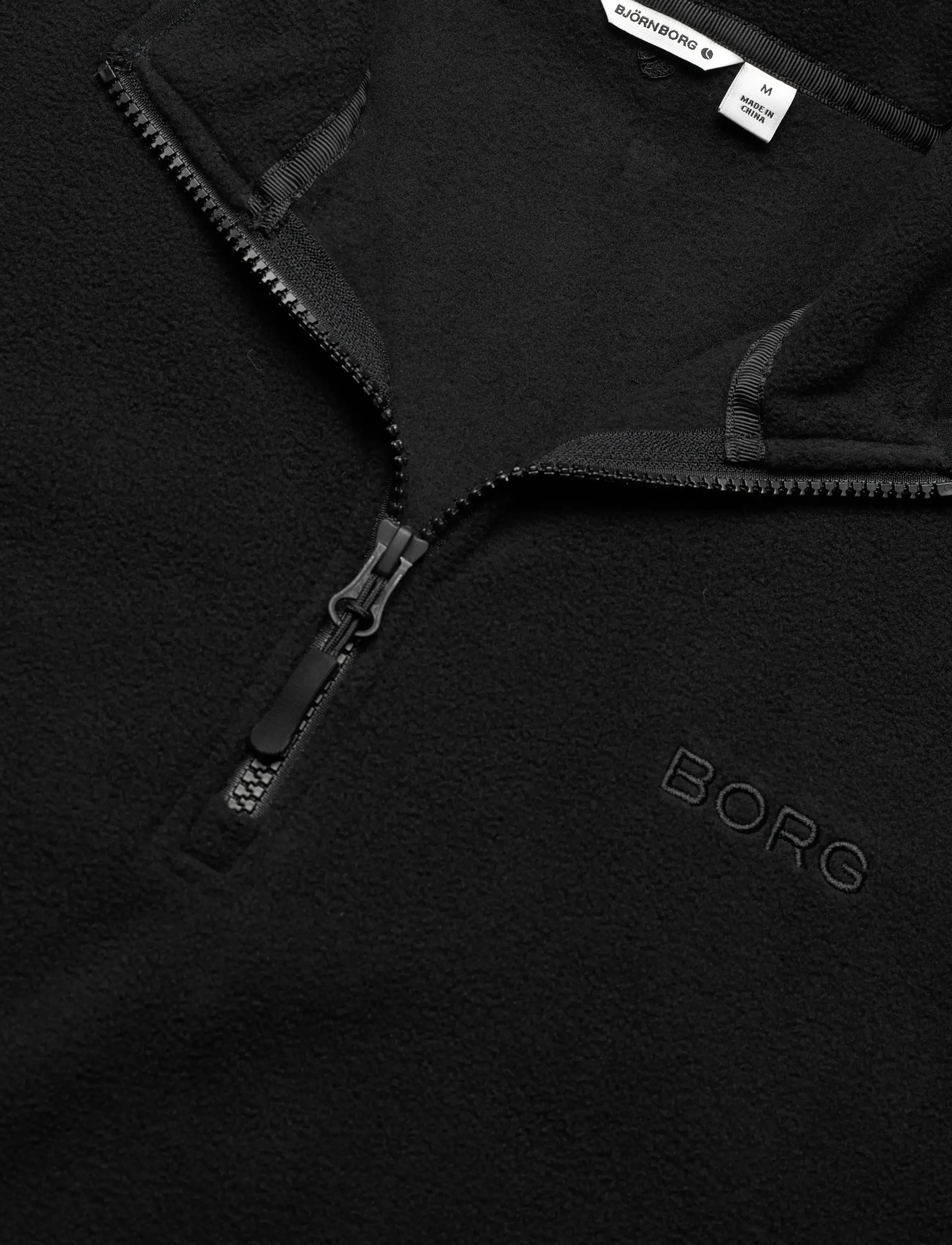 Björn Borg - BORG HALF ZIP FLEECE - black beauty - 2