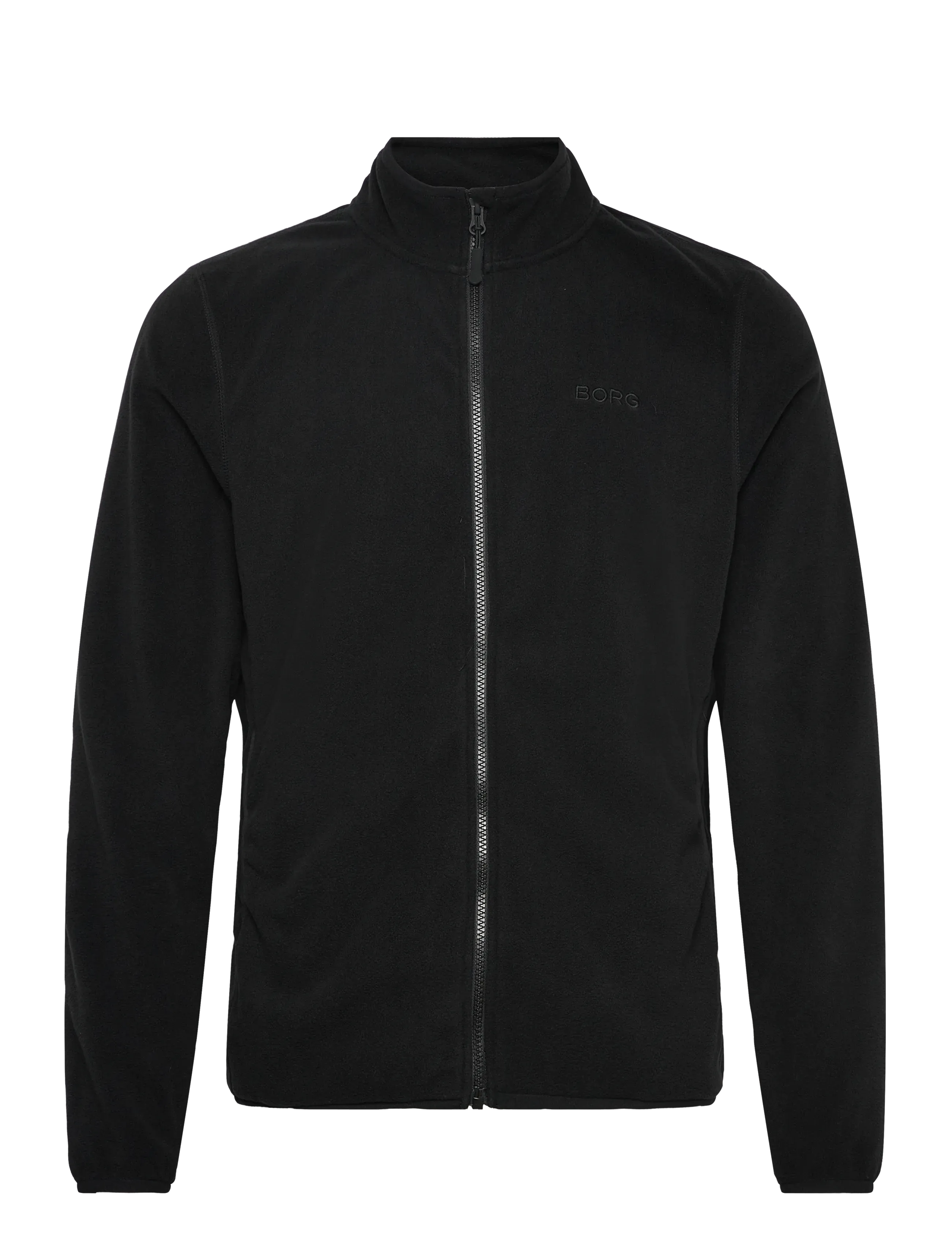 BORG FULL ZIP FLEECE - BLACK BEAUTY