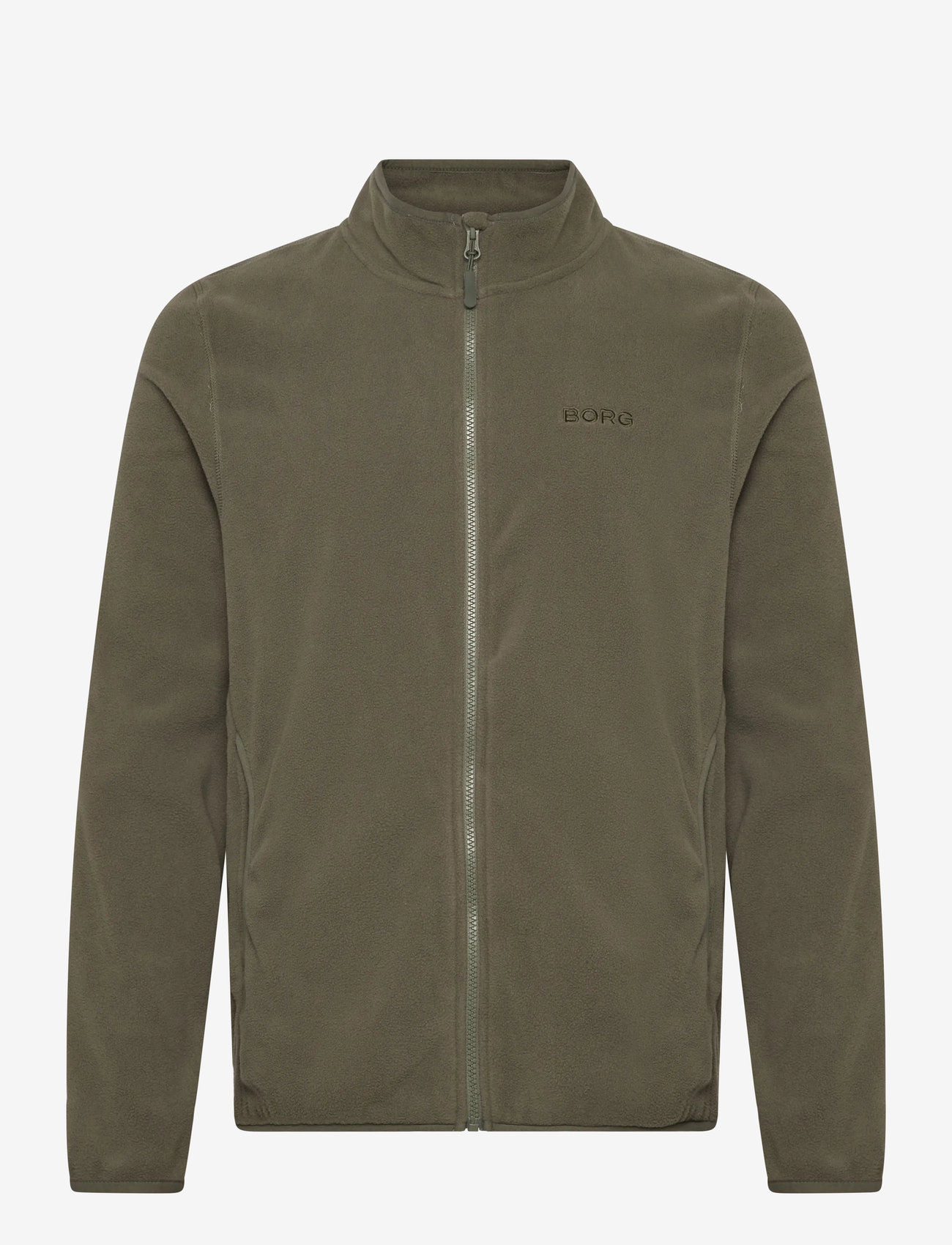 Björn Borg - BORG FULL ZIP FLEECE - fleece og mellemlag - dusty olive - 0