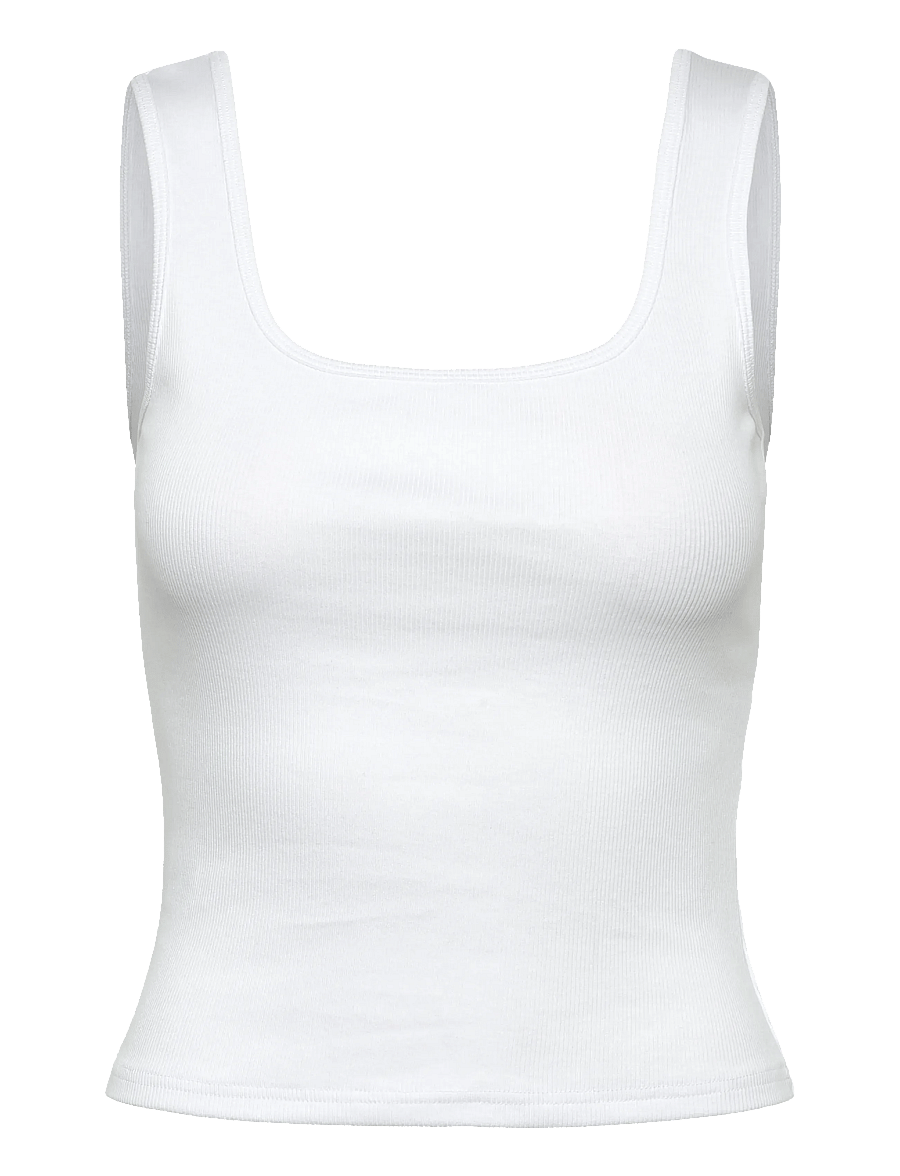 Björn Borg - ORIGINAL RIB TANK - tank tops - brilliant white - 0
