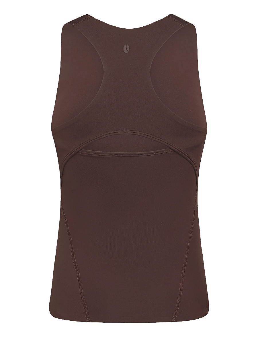 Björn Borg - BORG 2 IN 1 TANK TOP - Õlapaeltega pluusid - coffee bean - 1
