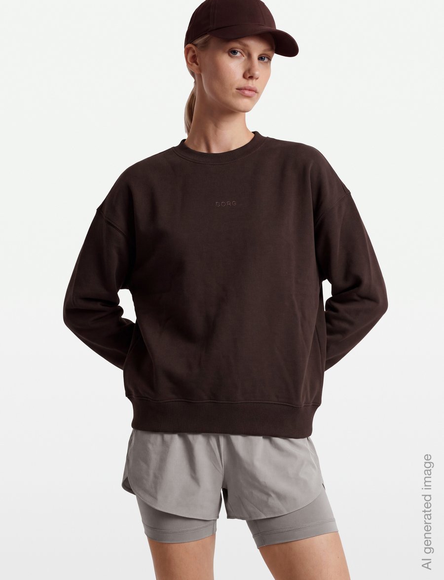 Björn Borg - STUDIO OVERSIZED SWEATSHIRT - sweatshirts - coffee bean - 3