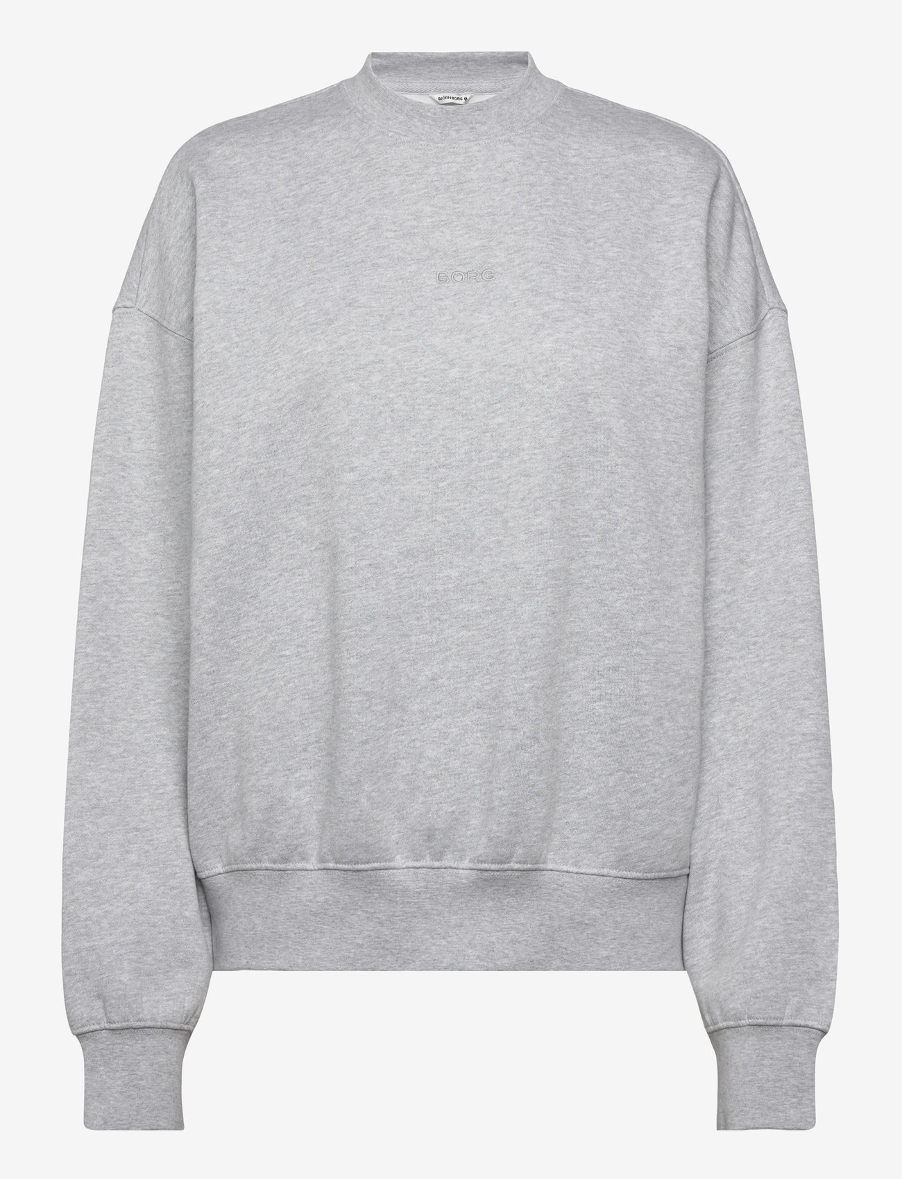 Björn Borg - STUDIO OVERSIZED SWEATSHIRT - dressipluusid - light grey melange - 0
