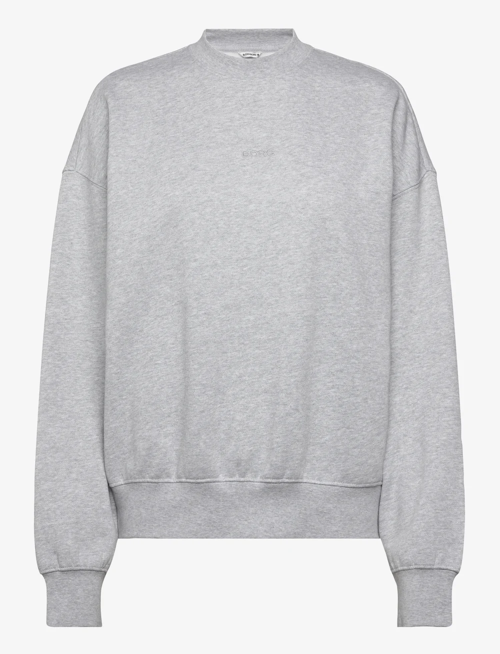 Björn Borg - STUDIO OVERSIZED SWEATSHIRT - sweatshirts - light grey melange - 0