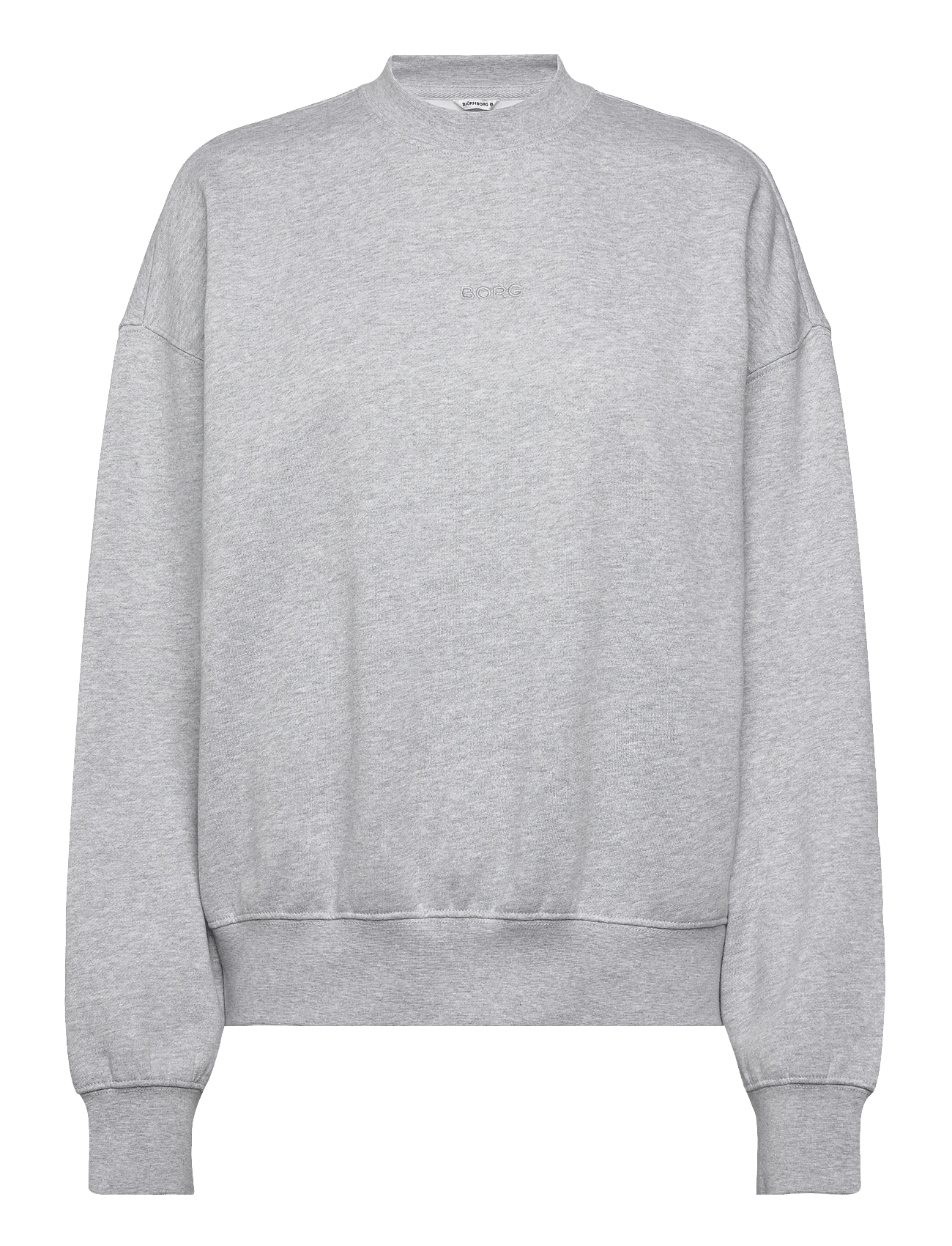 STUDIO OVERSIZED SWEATSHIRT - LIGHT GREY MELANGE