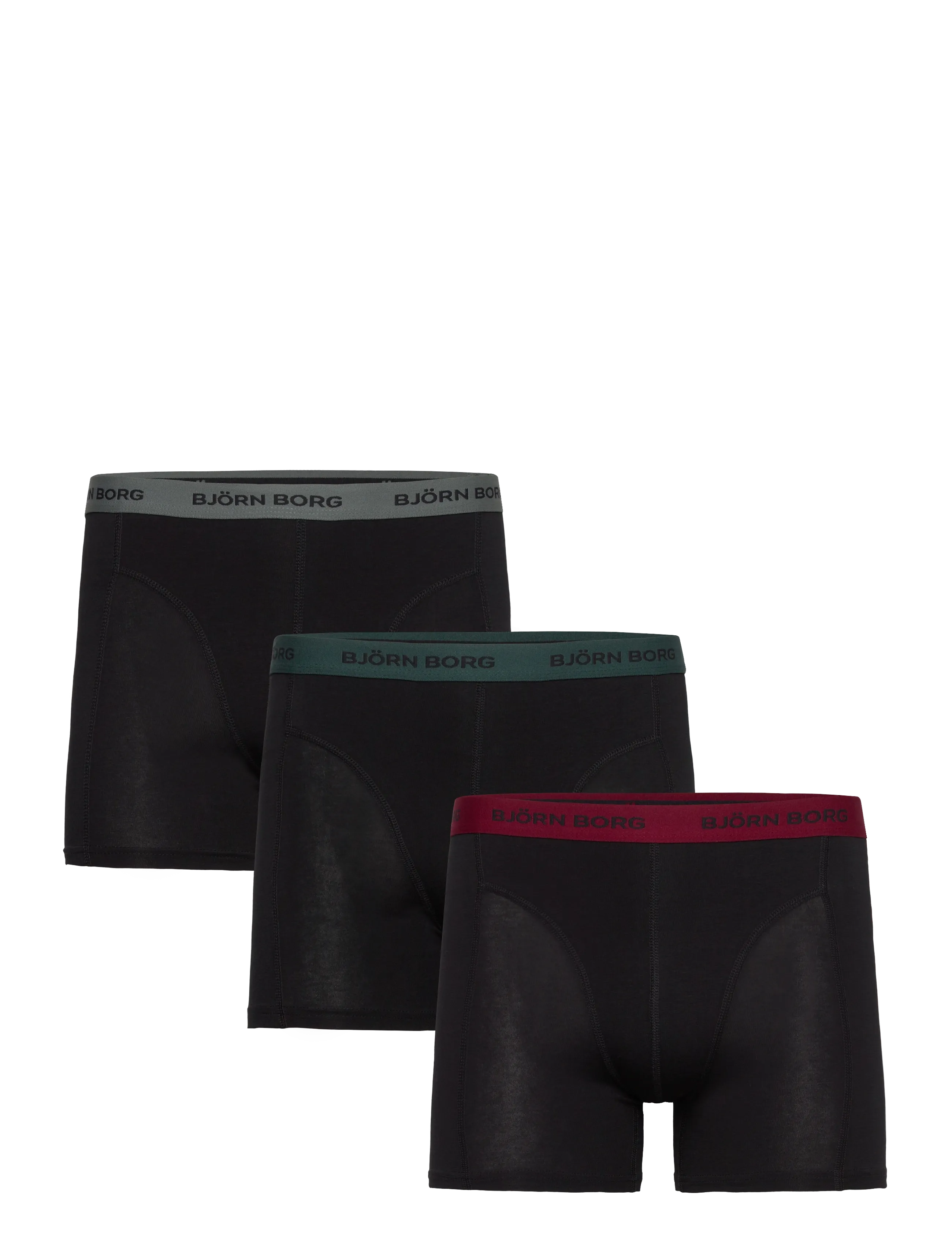 Björn Borg COTTON STRETCH BOXER 3p - Deals - MULTIPACK 1 / black
