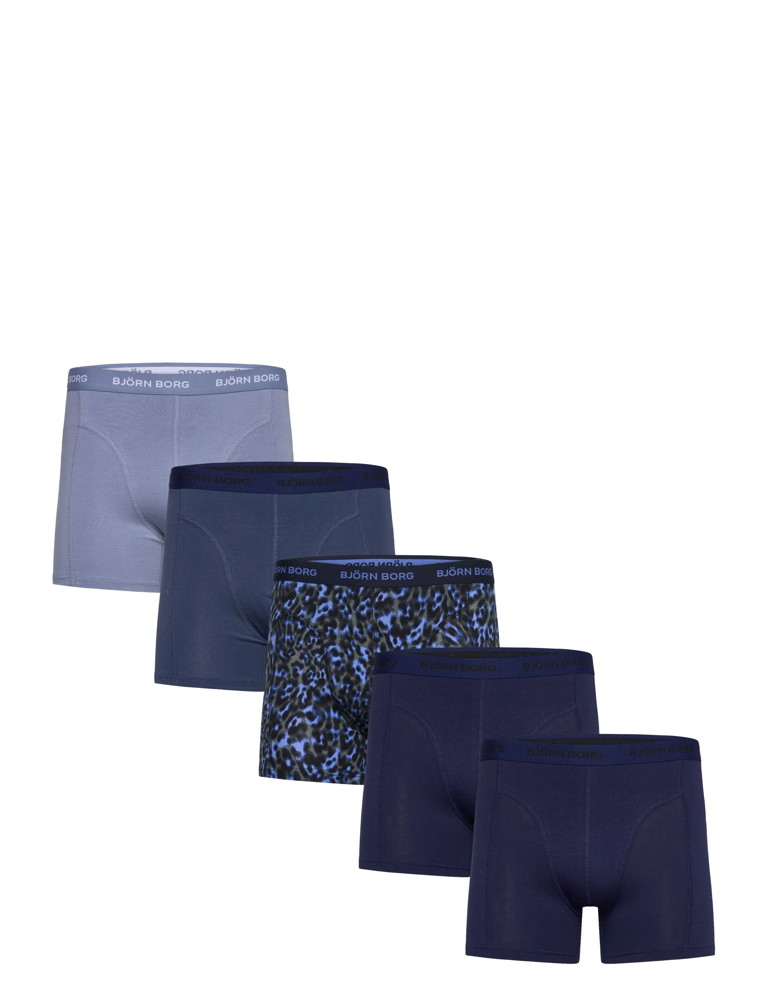 Björn Borg COTTON STRETCH BOXER 5p - Underkläder - MULTIPACK 2 / navy