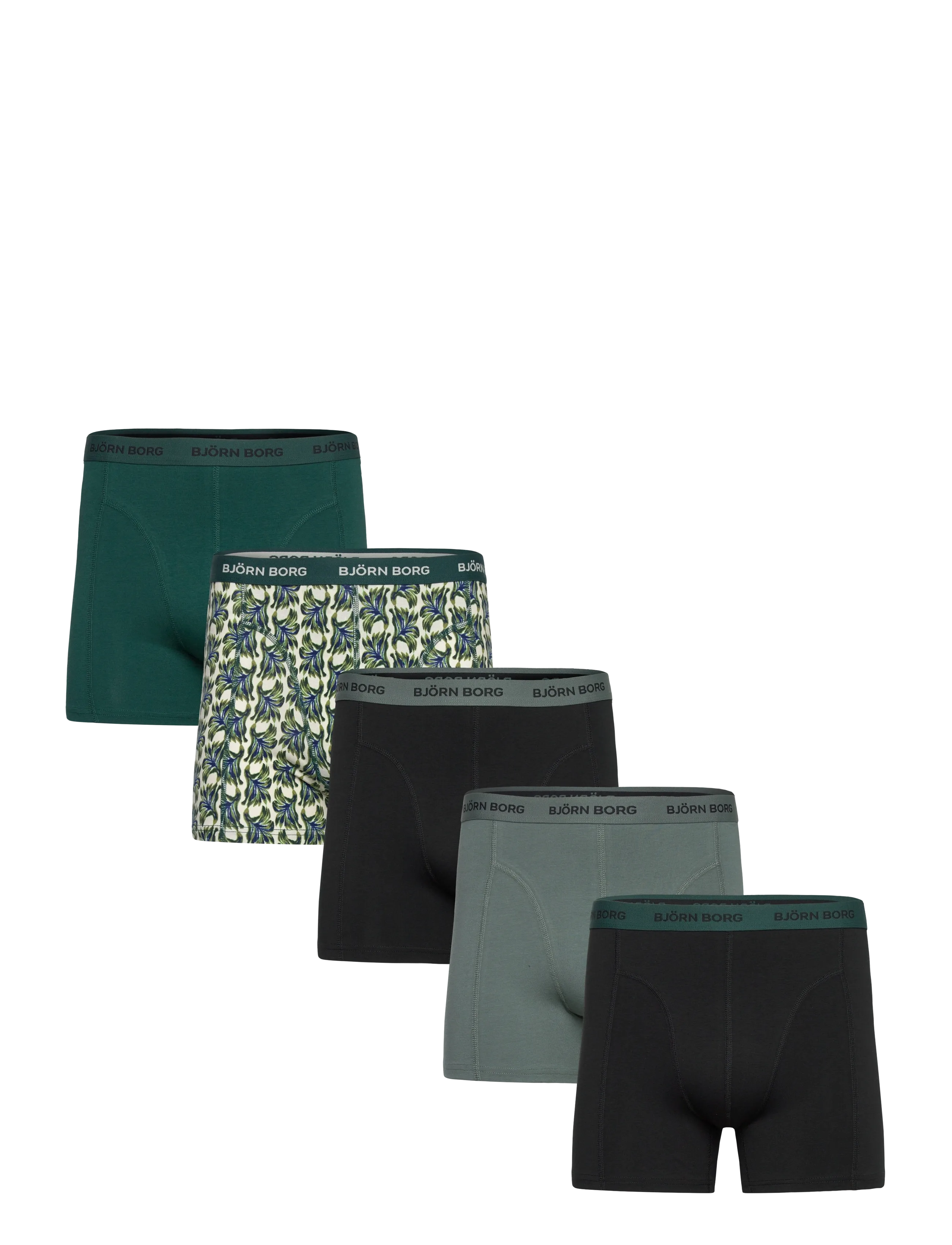 Björn Borg COTTON STRETCH BOXER 5p - Underkläder - MULTIPACK 3 / multi