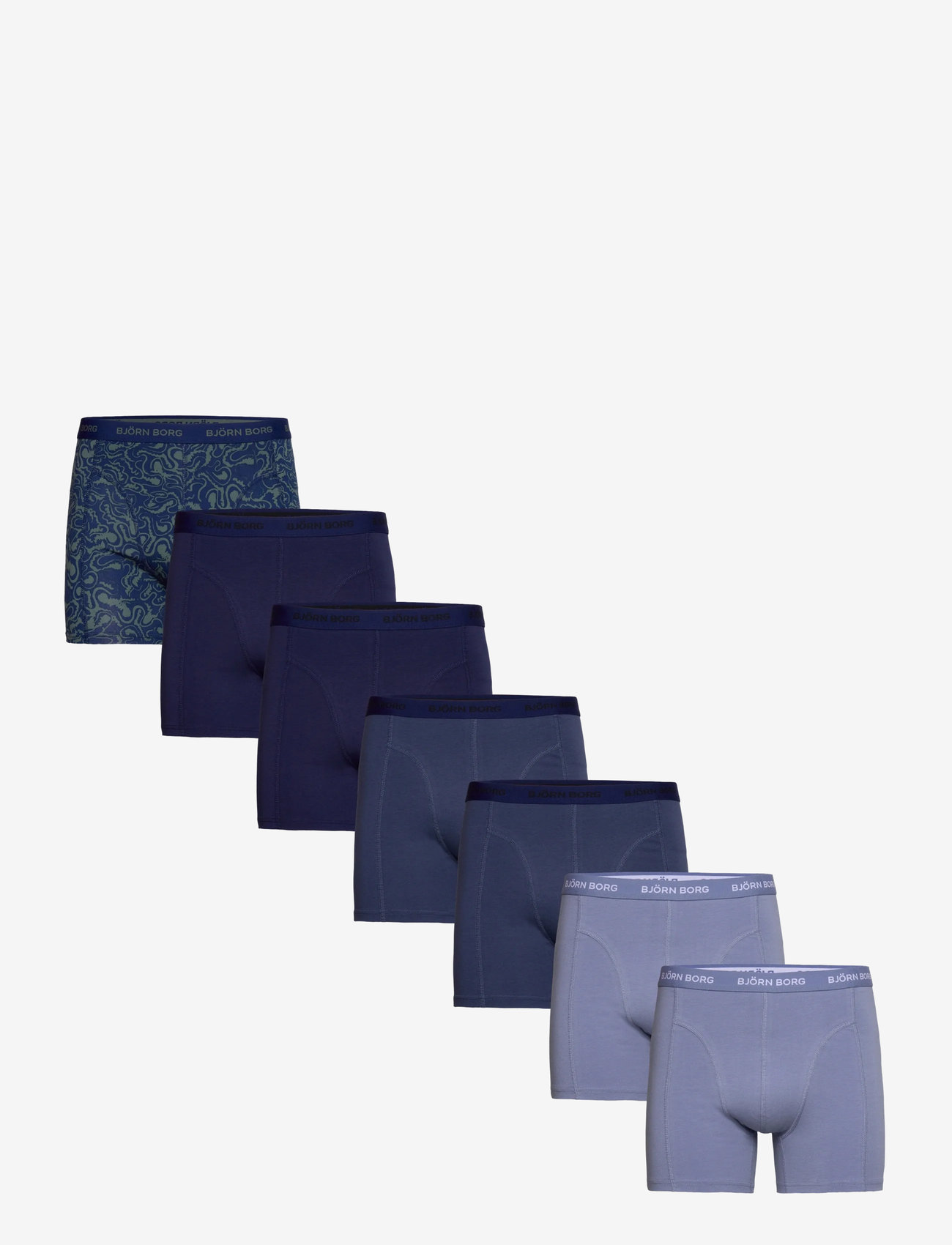 Björn Borg - COTTON STRETCH BOXER 7p - multipack kalsonger - multipack 1 - 0