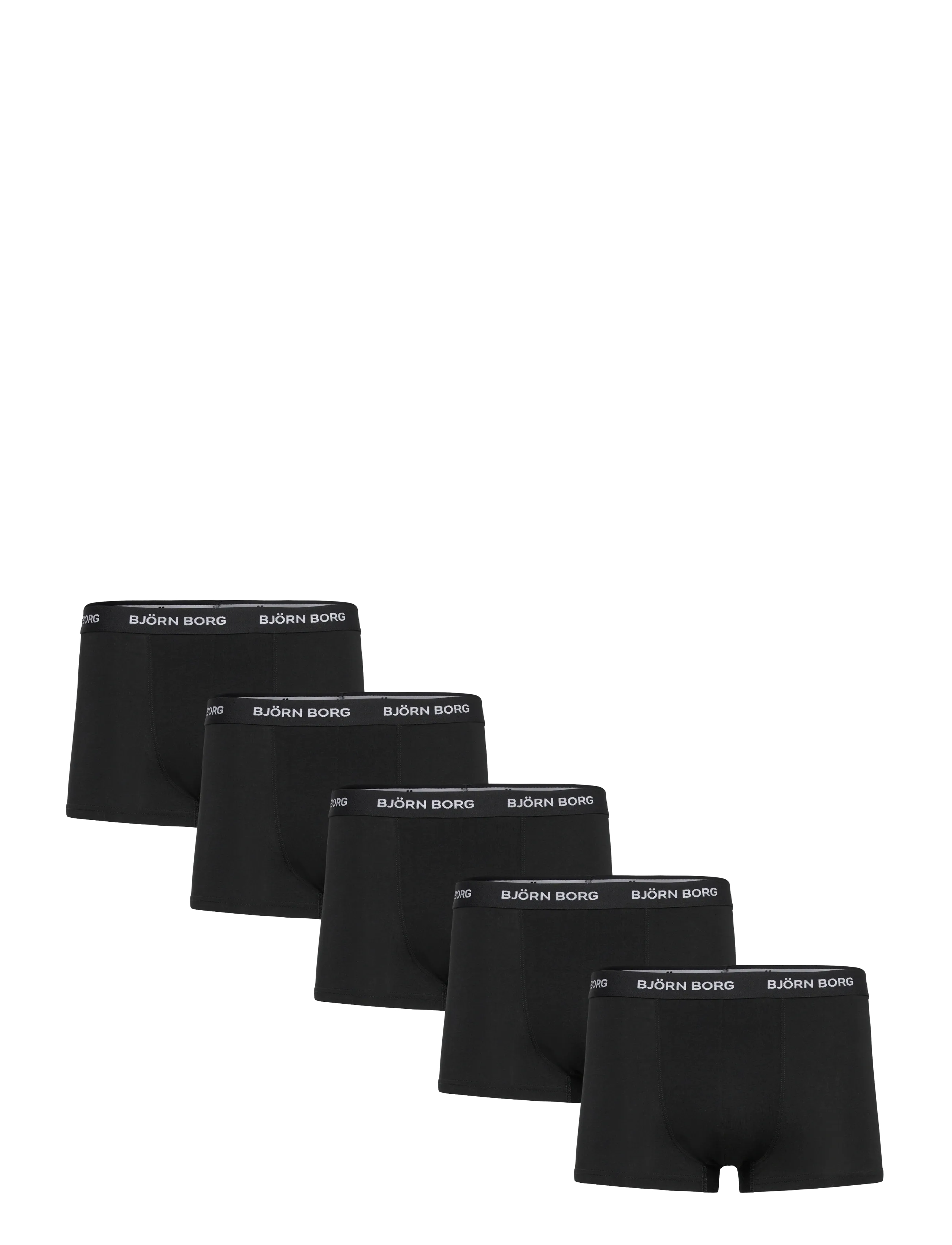 Björn Borg COTTON STRETCH TRUNK 5p - Underkläder - MULTIPACK 1 / black