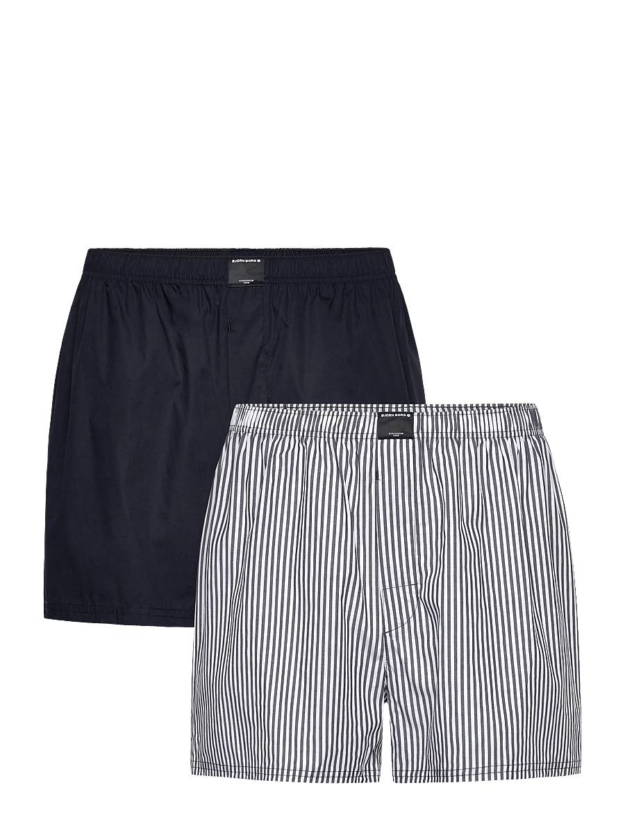 Björn Borg - COTTON STRETCH WOVEN BOXER SHORTS 2p - multipack underpants - multipack 3 - 0