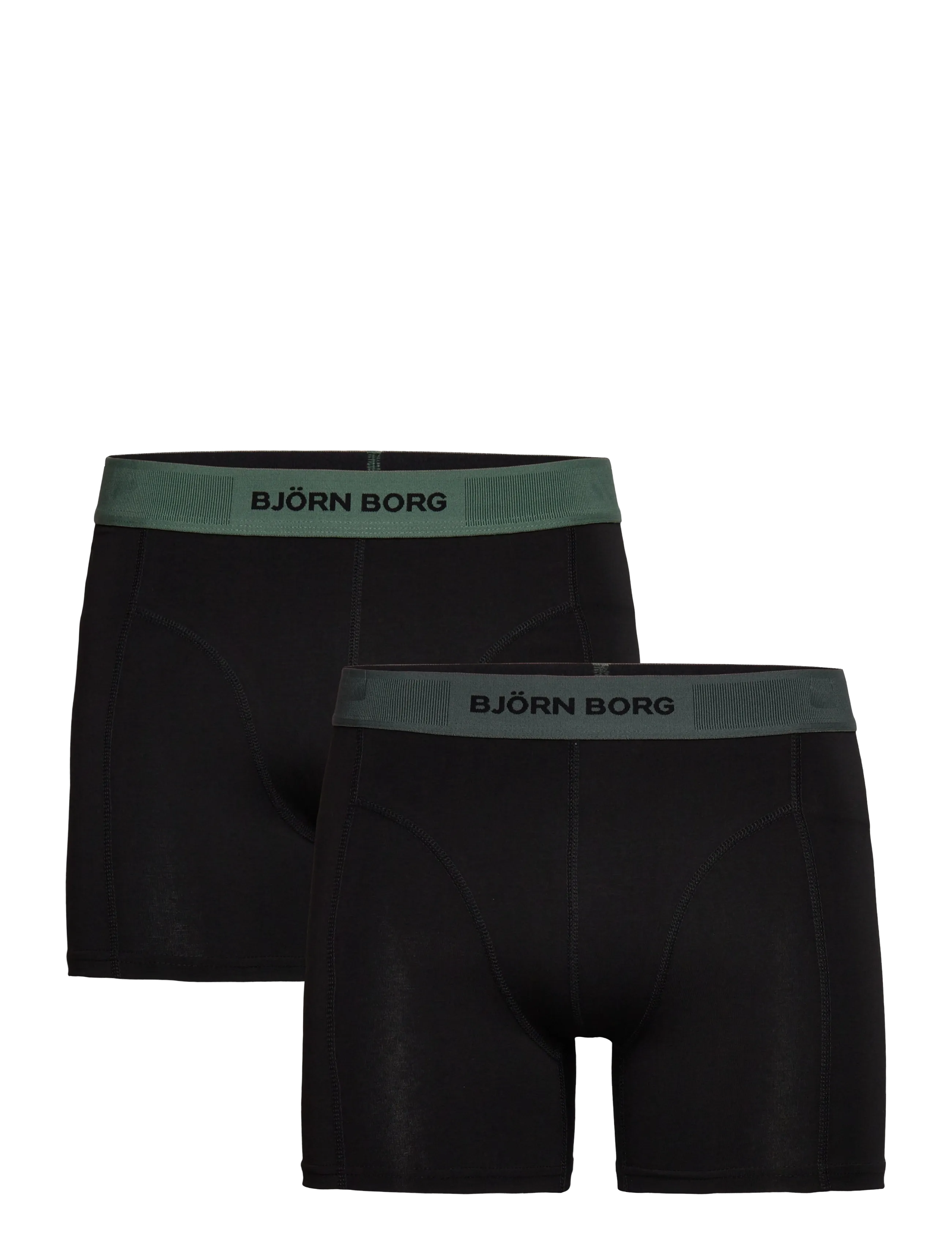 Björn Borg Organic Cotton Stretch Boxer 2P, XL, Underwear, Schwarz - Boxers, Männerswear