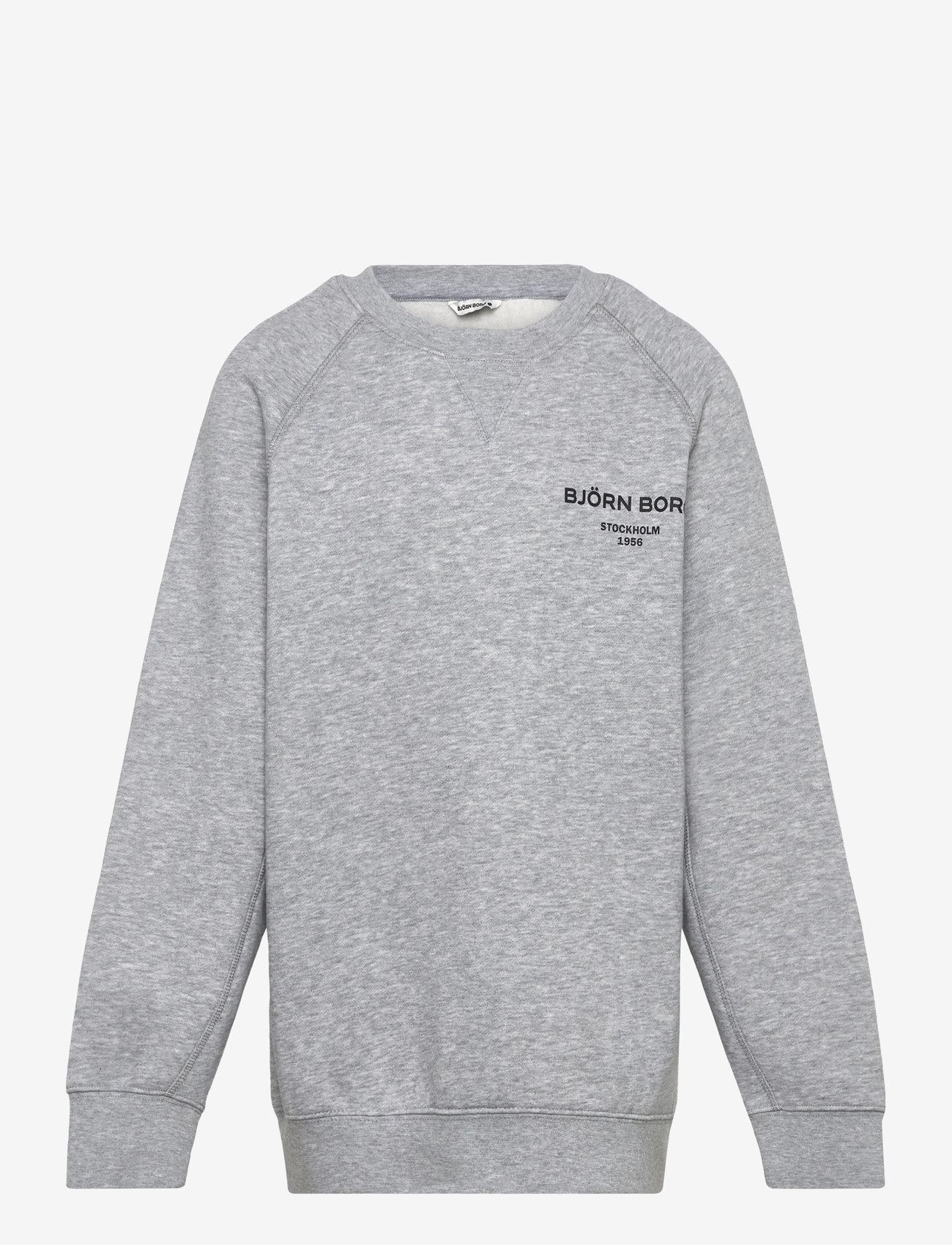 Björn Borg - BORG ESSENTIAL 1 SWEATSHIRT - dressipluusid - light grey melange - 0