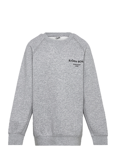Björn Borg BORG ESSENTIAL 1 SWEATSHIRT - Sweatshirts - LIGHT GREY MELANGE / grey