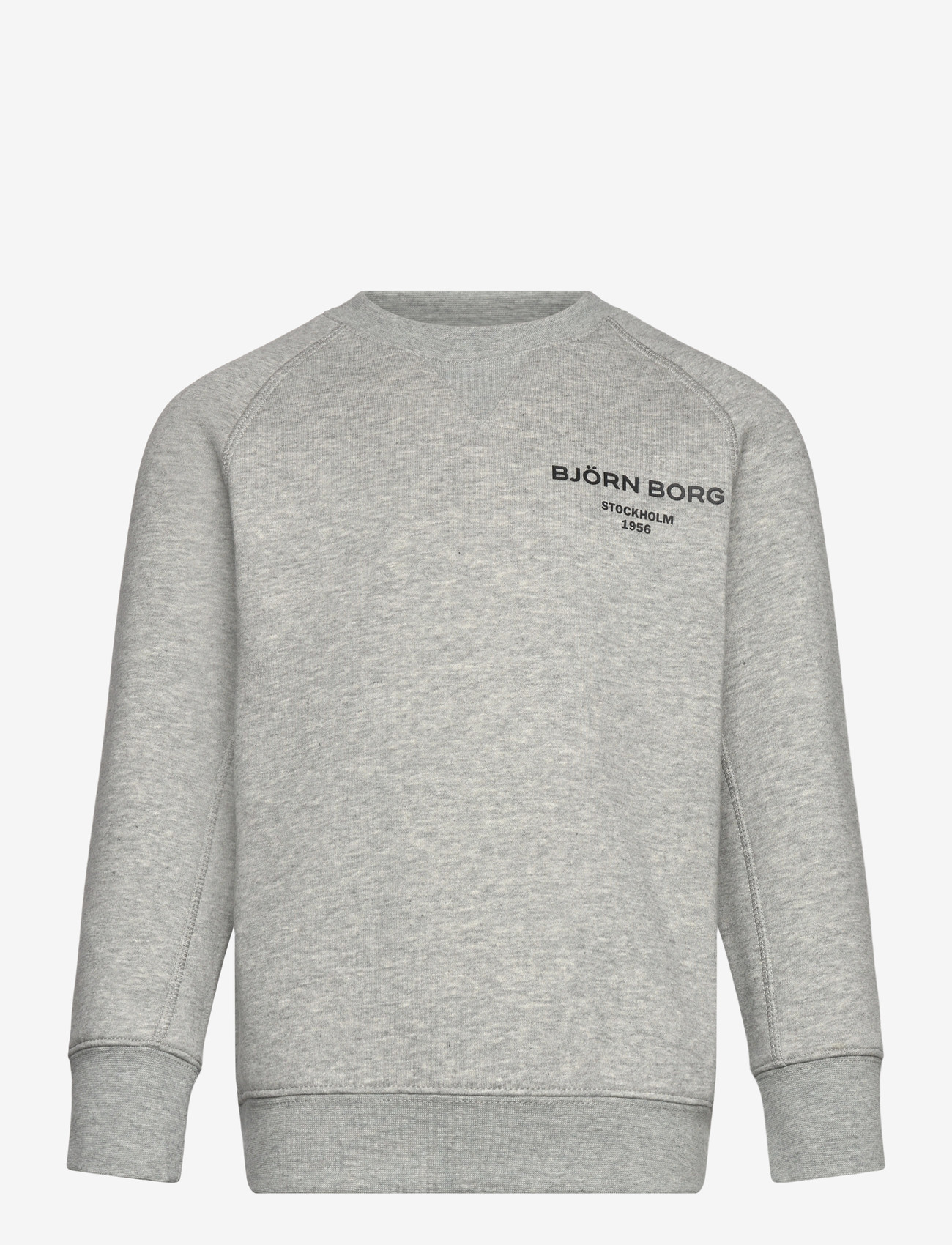 Björn Borg - BORG ESSENTIAL 1 SWEATSHIRT - sweatshirts - light grey melange - 0