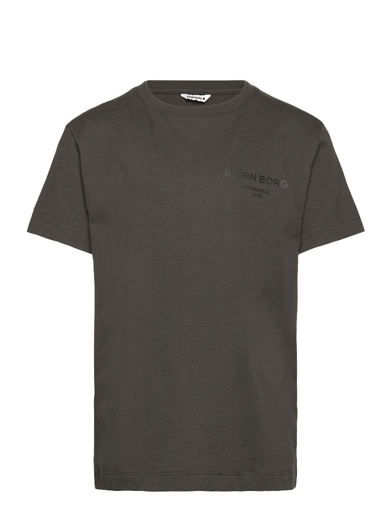 Björn Borg - BORG ESSENTIAL 1 T-SHIRT - kortärmade t-shirts - peat - 0