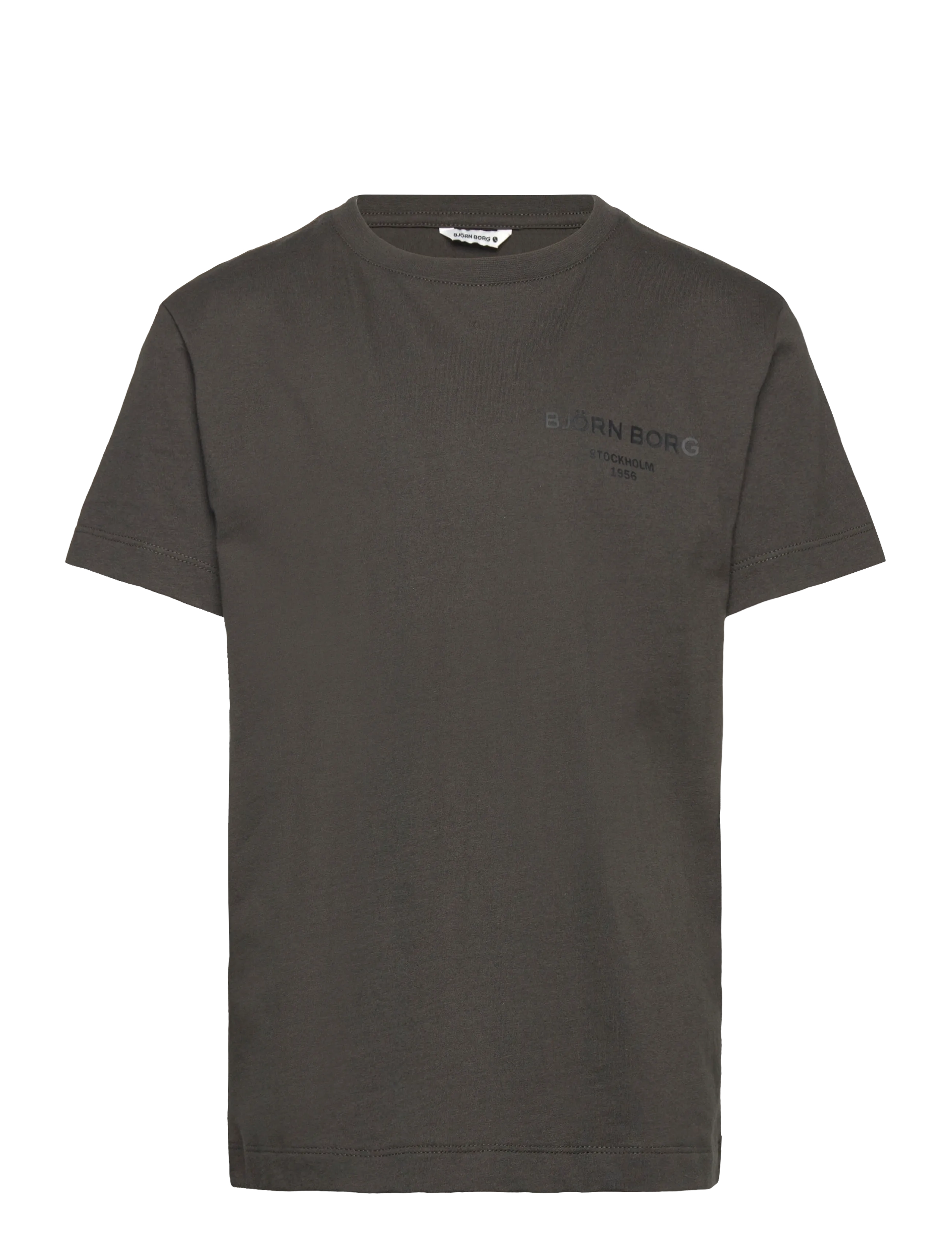 Björn Borg BORG ESSENTIAL 1 T-SHIRT - Toppe og t-shirts - PEAT / black