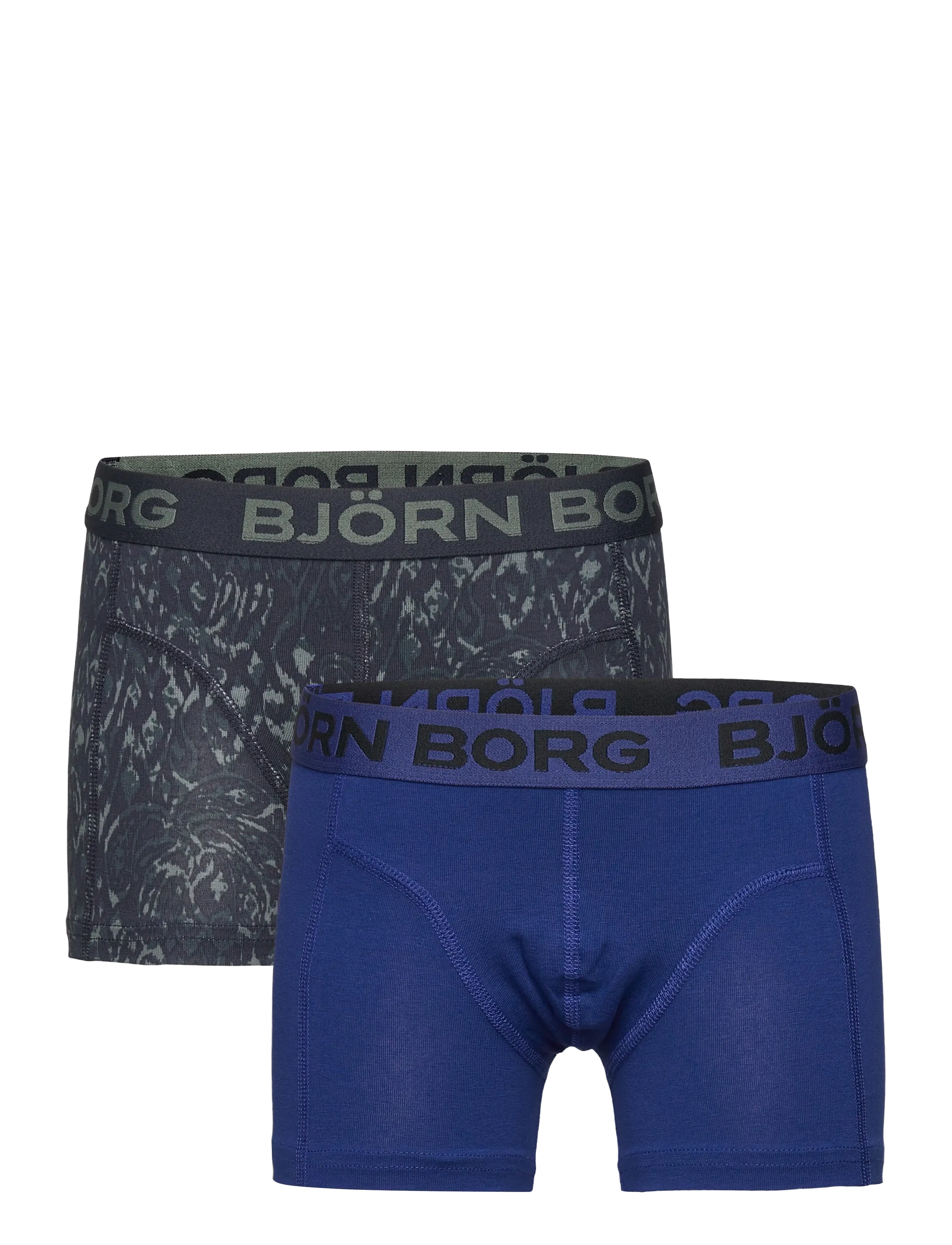 Björn Borg Cotton Stretch Boxer 2P, 110-116, Navy, Undertøj > Underbukser, Børn