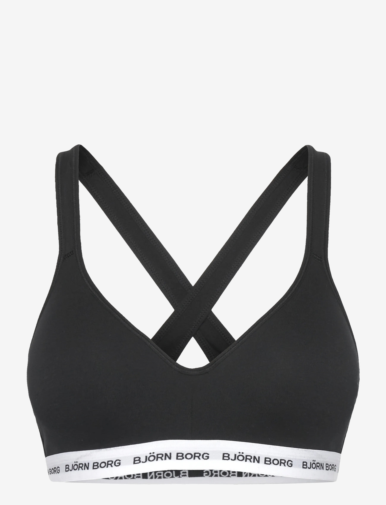 Björn Borg - LOGO BRALETTE - laveste priser - black beauty - 0