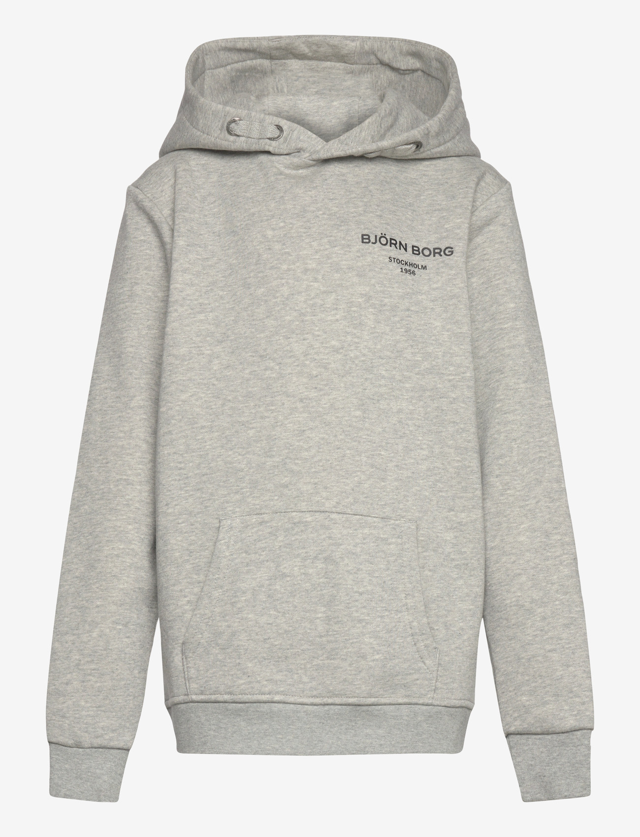 Björn Borg - BORG ESSENTIAL 1 HOODIE - kapuutsiga dressipluusid - light grey melange - 0