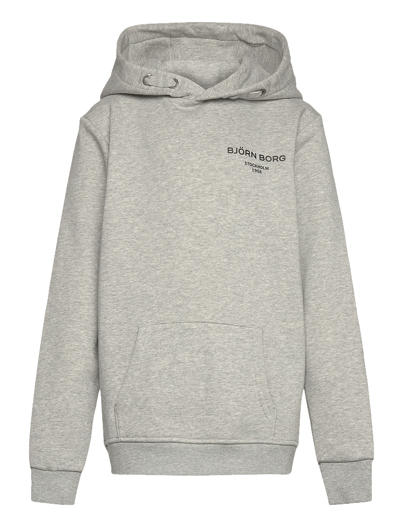 Björn Borg - BORG ESSENTIAL 1 HOODIE - kapuzenpullover - light grey melange - 0