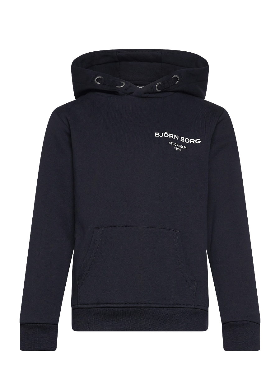 Björn Borg - BORG ESSENTIAL 1 HOODIE - kapuzenpullover - night sky - 0