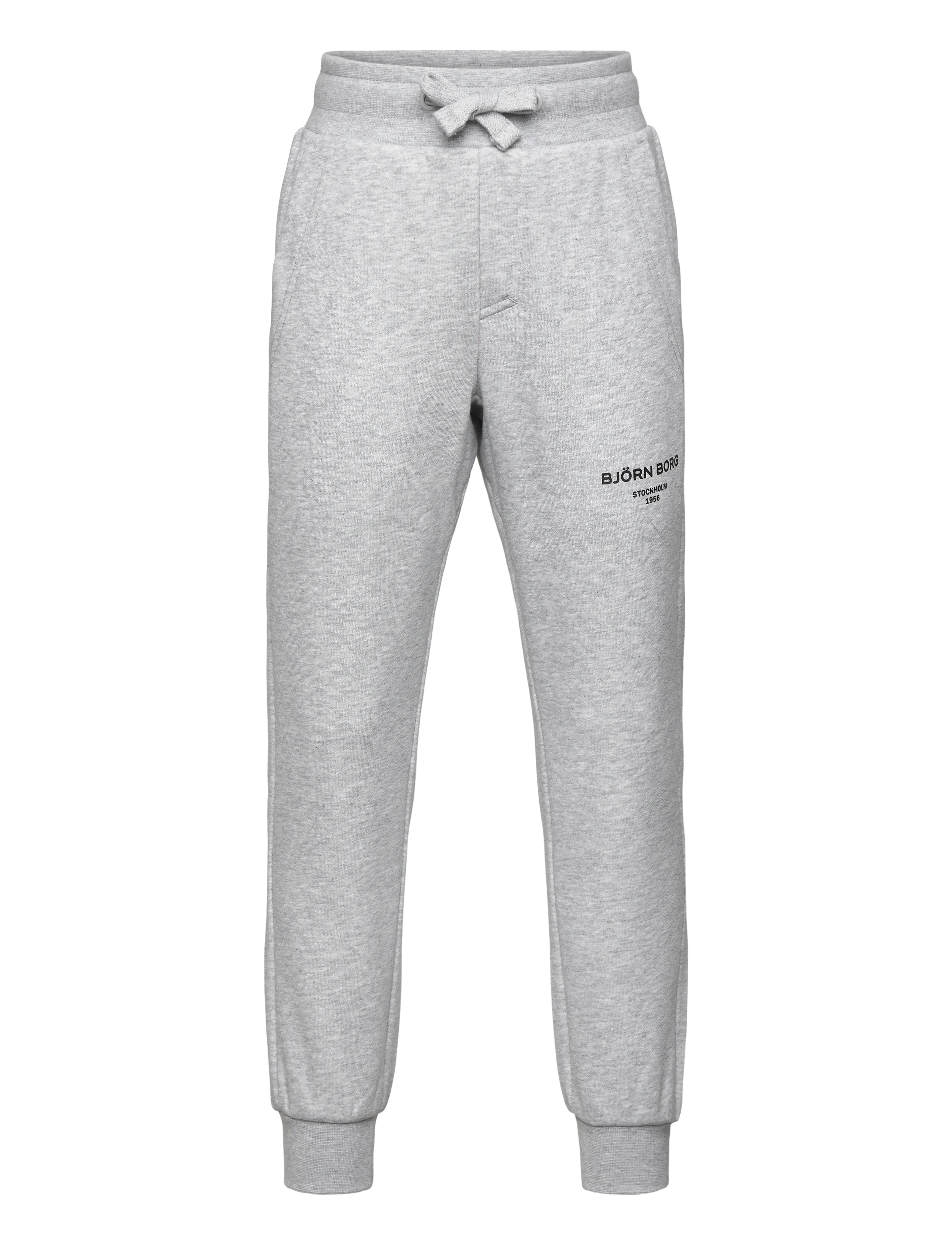 Björn Borg BORG ESSENTIAL 1 TAPERED SWEATPANTS - 4 for 3 - LIGHT GREY MELANGE / grey