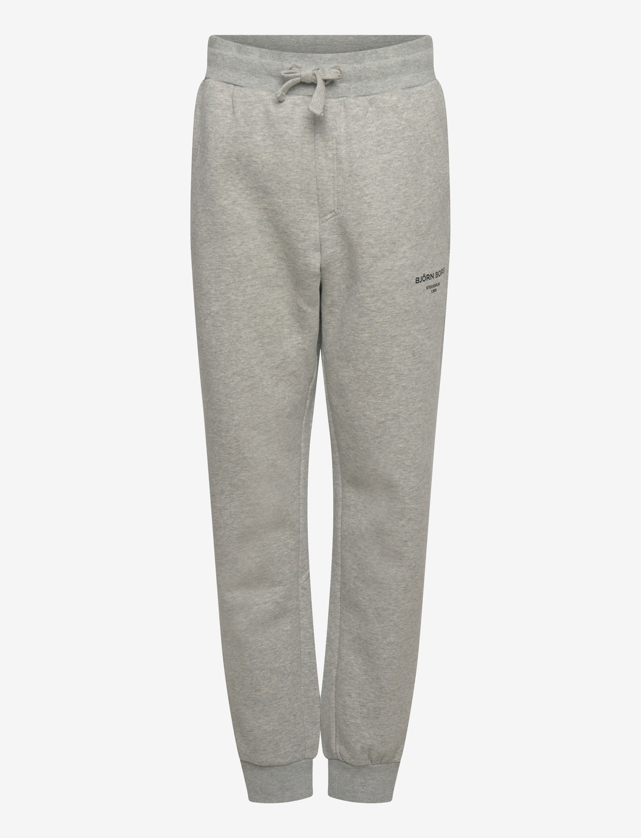 Björn Borg - BORG ESSENTIAL 1 TAPERED SWEATPANTS - jogginghosen - light grey melange - 0