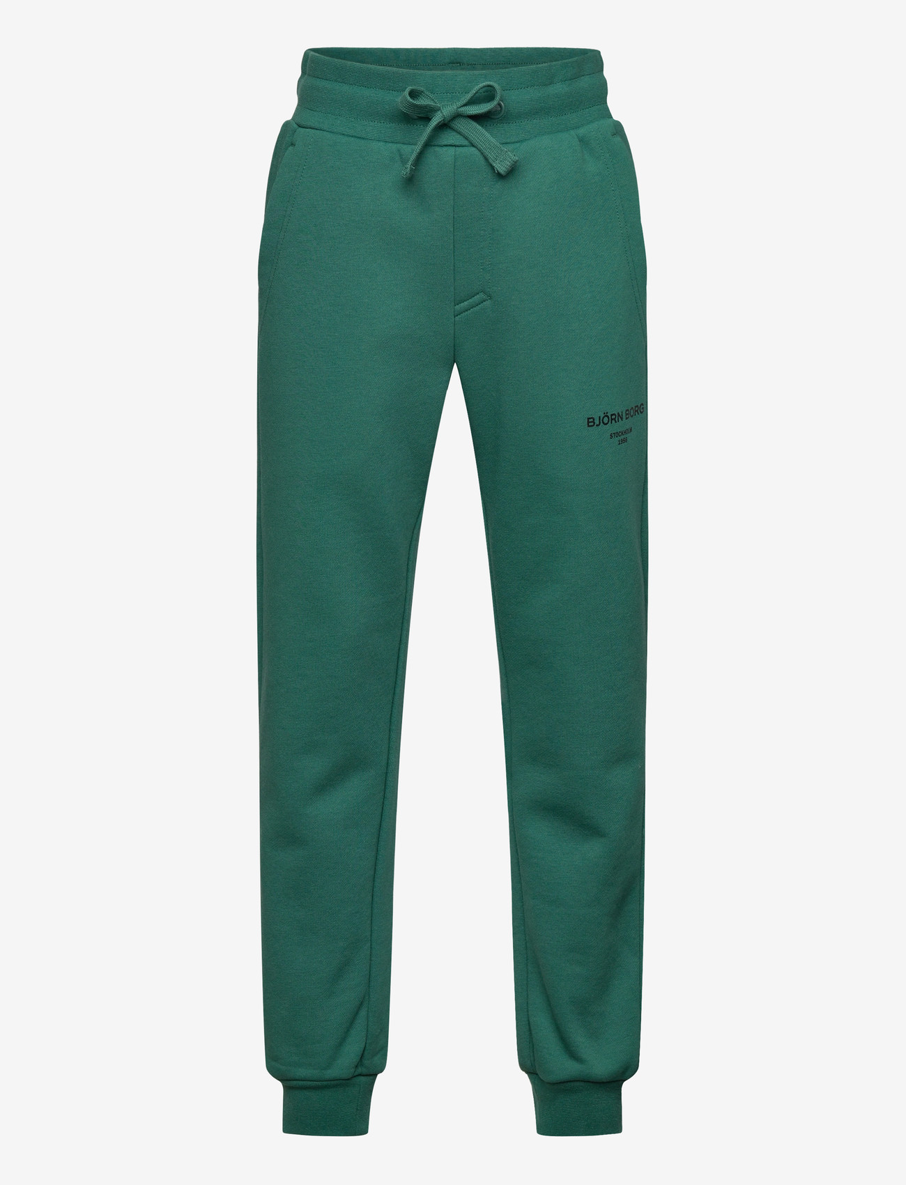 Björn Borg - BORG ESSENTIAL 1 TAPERED SWEATPANTS - sweatpants - posy green - 0