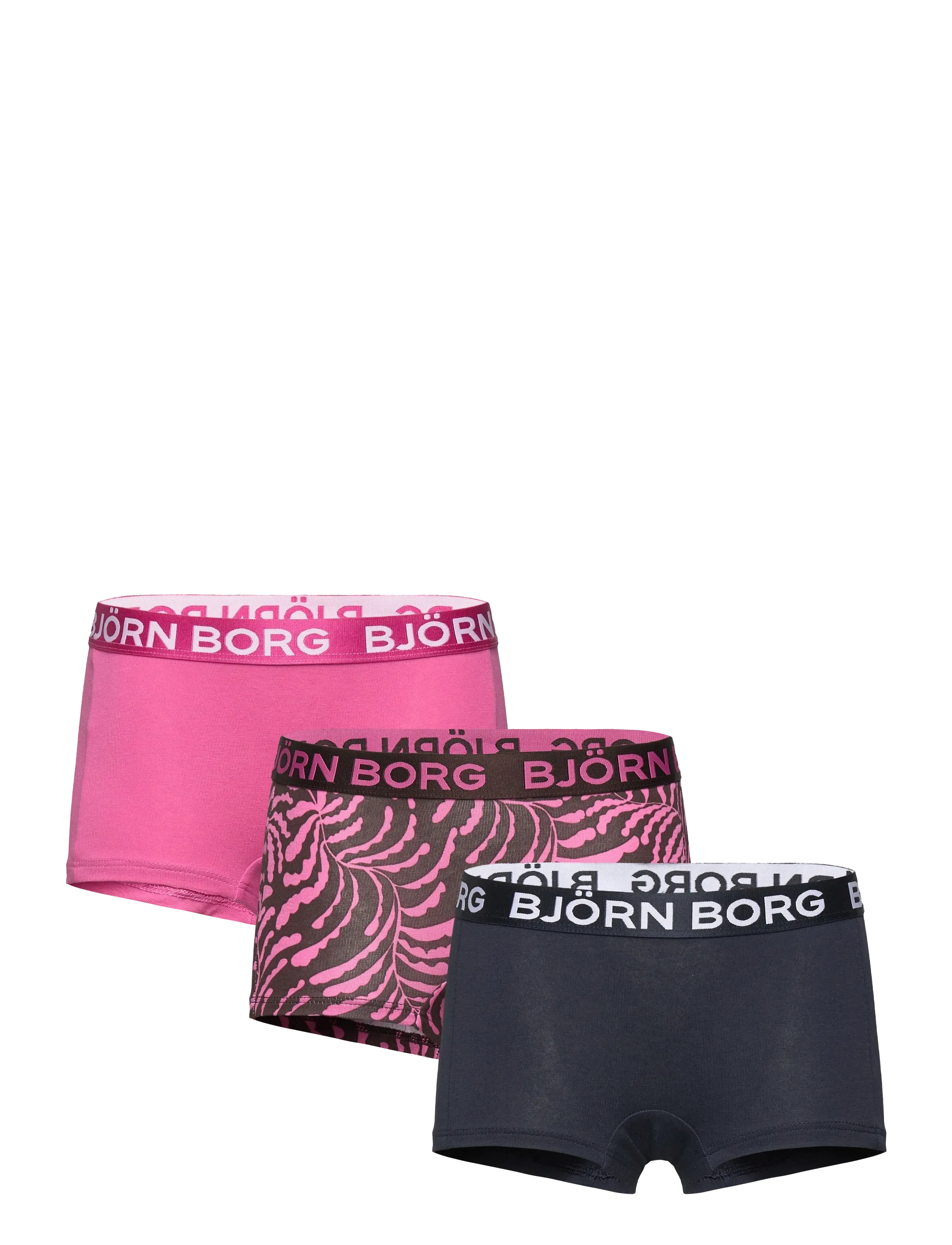 Björn Borg COTTON STRETCH BOXER SHORTS 3p - Trosor - MULTIPACK 1 / pink/rose