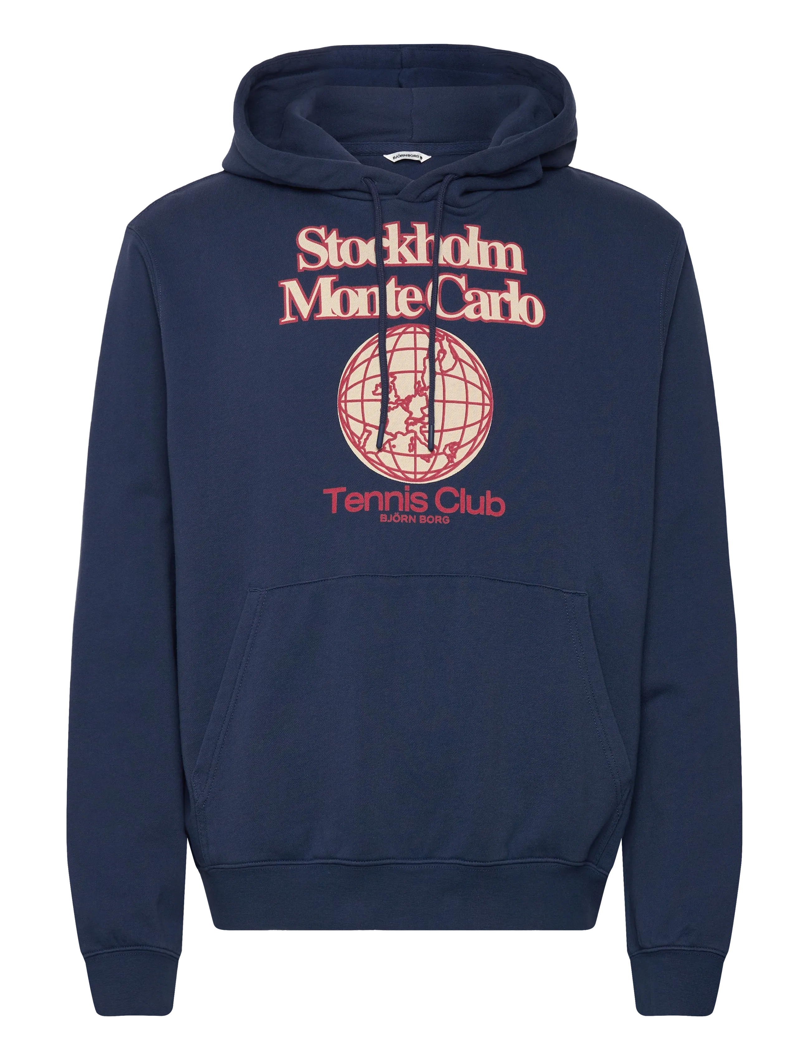 Björn Borg BORG CLASSIC PRINT HOODIE - Hættetrøjer - SARGASSO SEA / navy