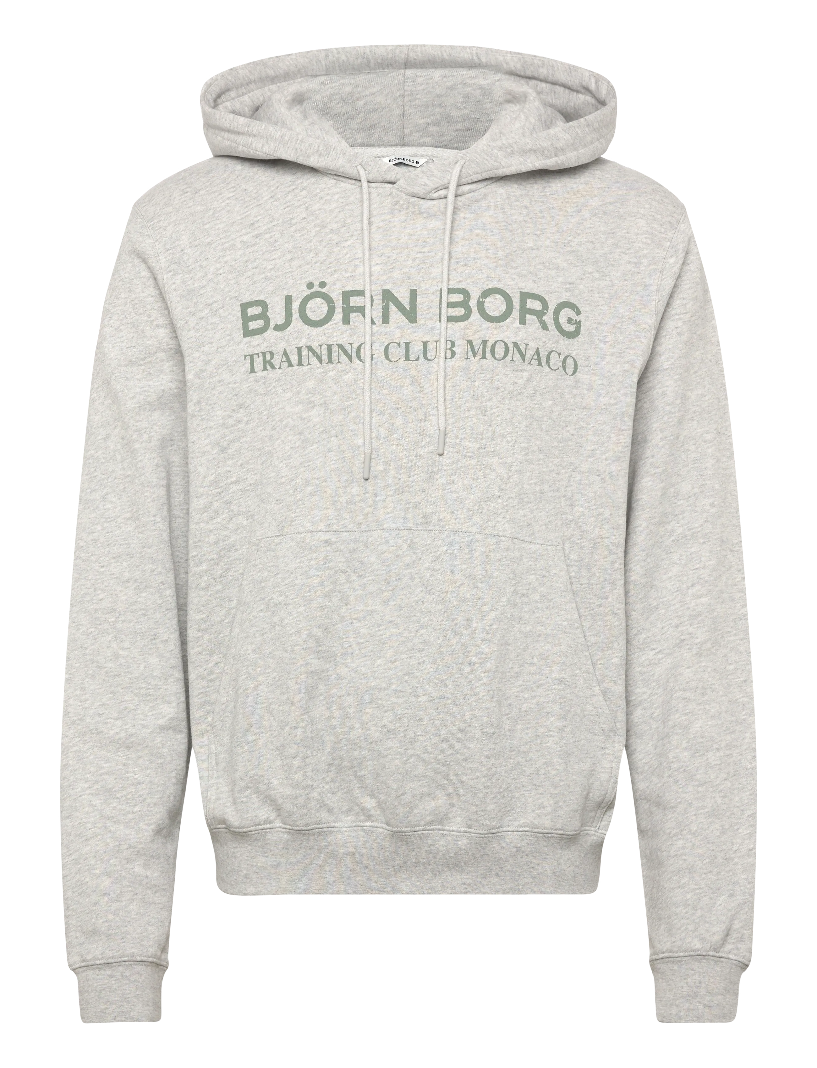 Björn Borg BORG CLASSIC PRINT HOODIE - Kläder - ULTRA LIGHT GREY MELANGE / grey