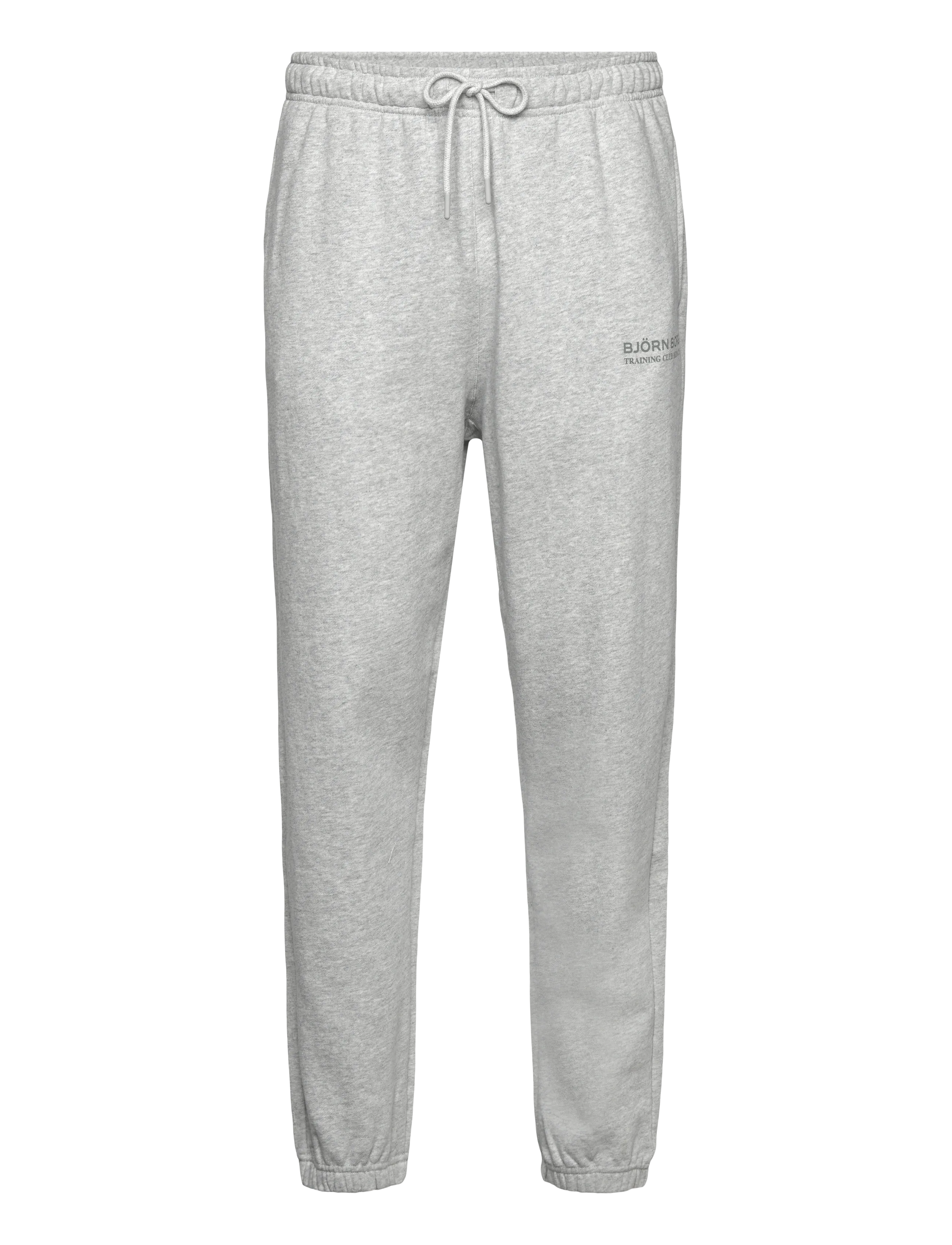 BORG CLASSIC PRINT SWEATPANTS - ULTRA LIGHT GREY MELANGE
