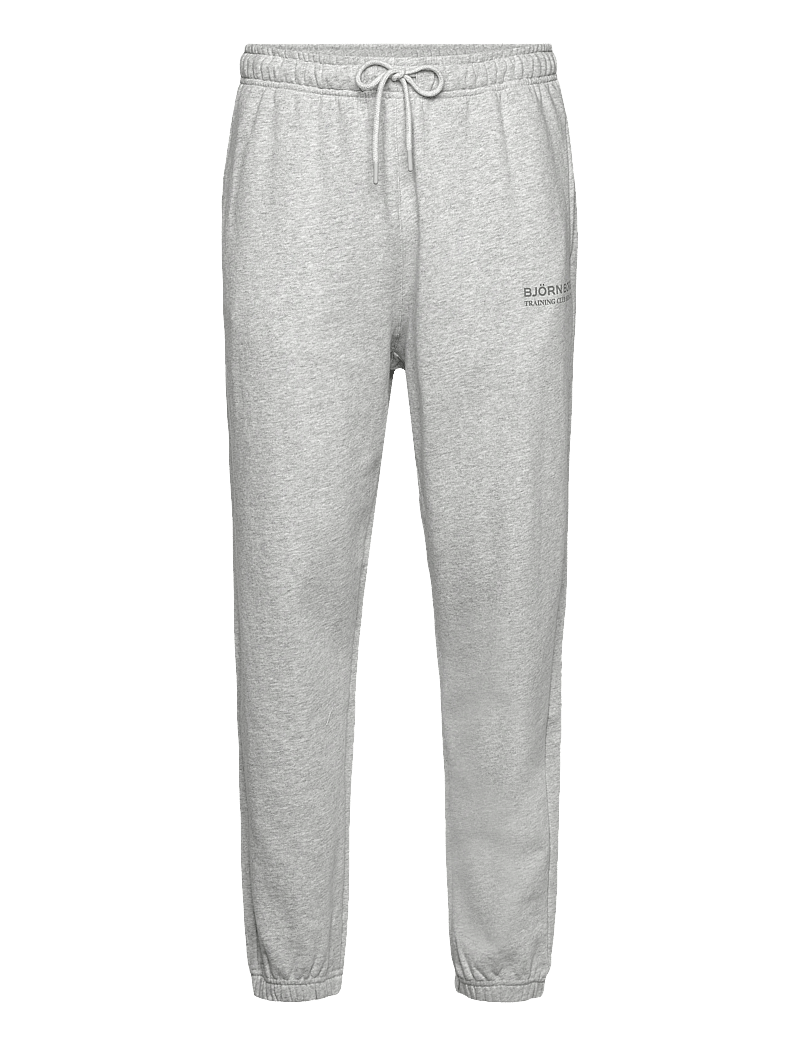 Björn Borg - BORG CLASSIC PRINT SWEATPANTS - pants - ultra light grey melange - 0