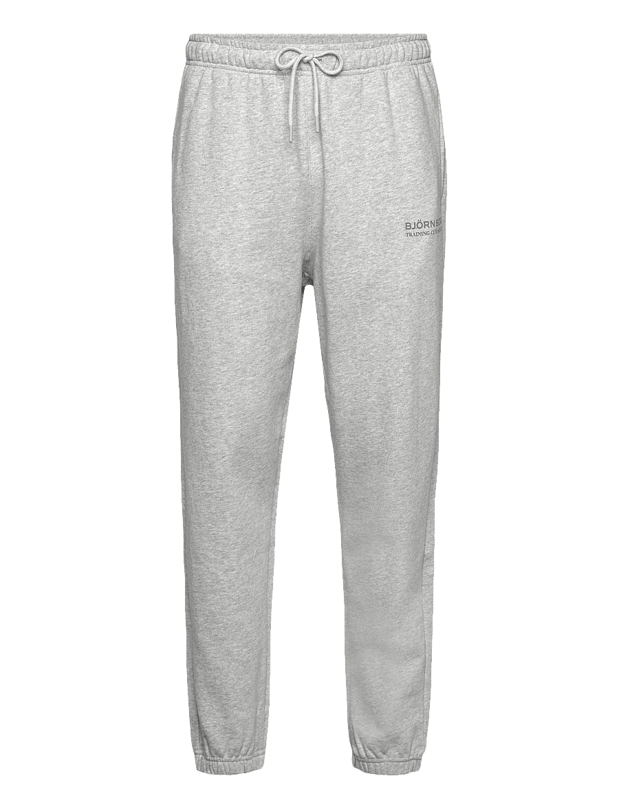 Björn Borg - BORG CLASSIC PRINT SWEATPANTS - püksid - ultra light grey melange - 0