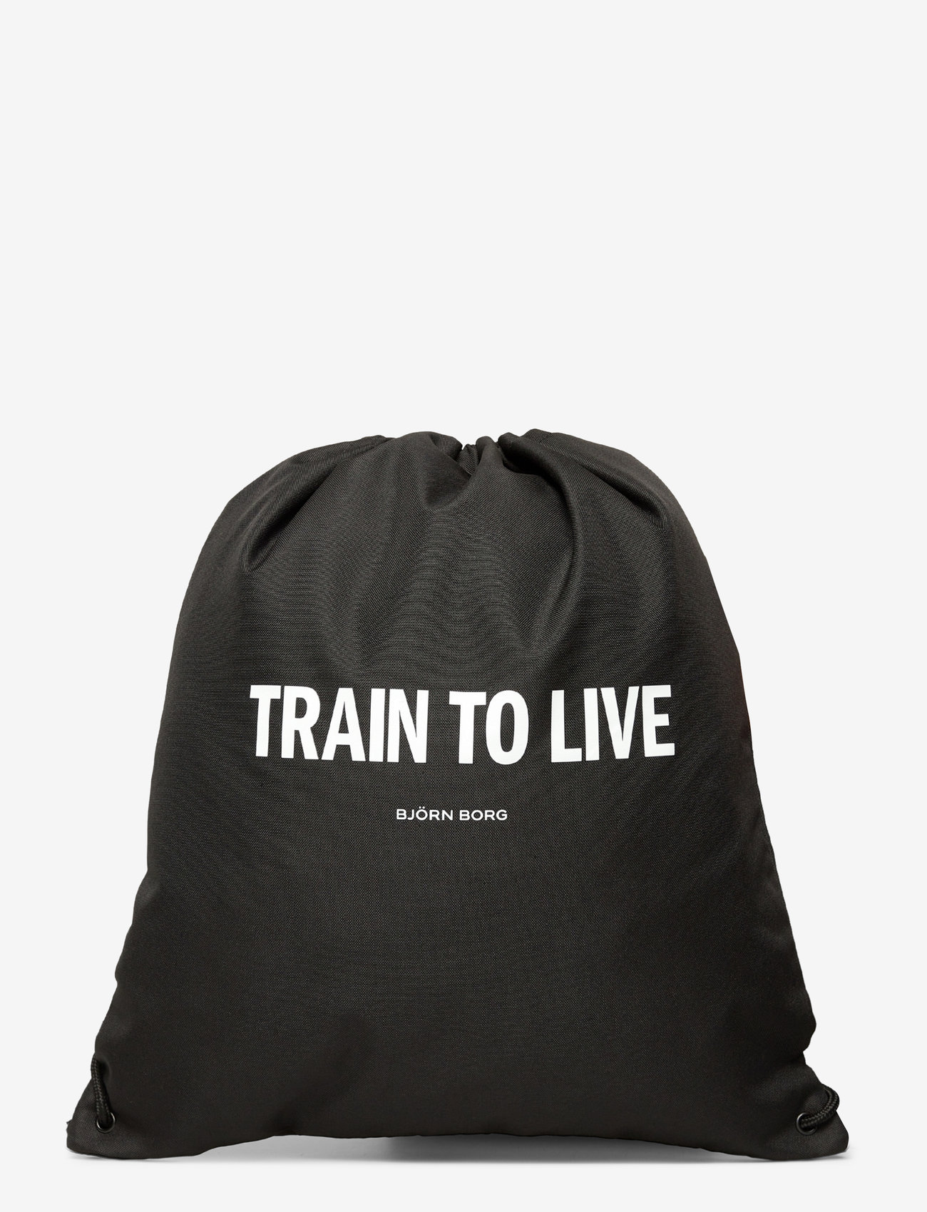 Björn Borg - BORG LOGO DRAWSTRING BAG - madalaimad hinnad - black beauty - 0