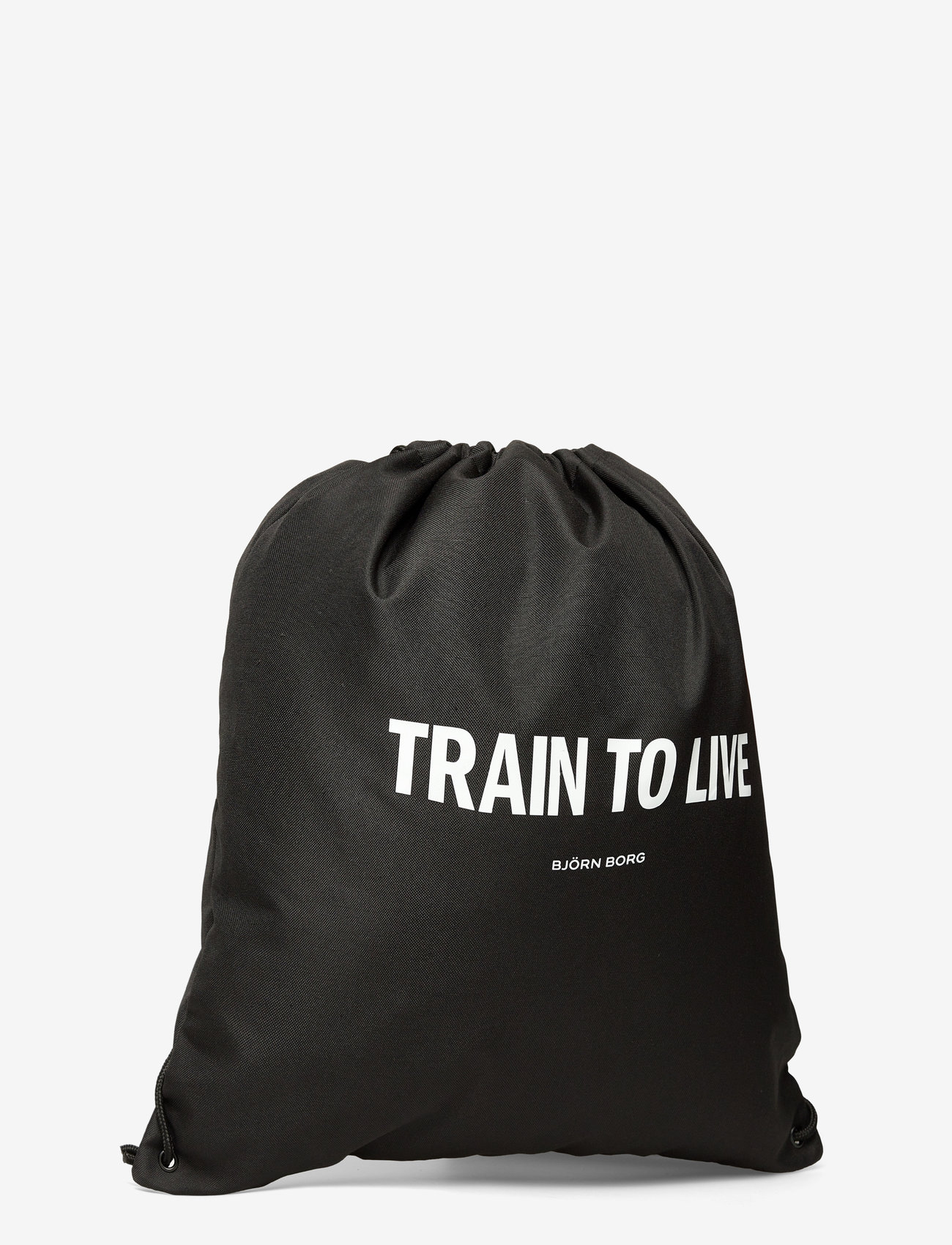 Björn Borg - BORG LOGO DRAWSTRING BAG - madalaimad hinnad - black beauty - 2