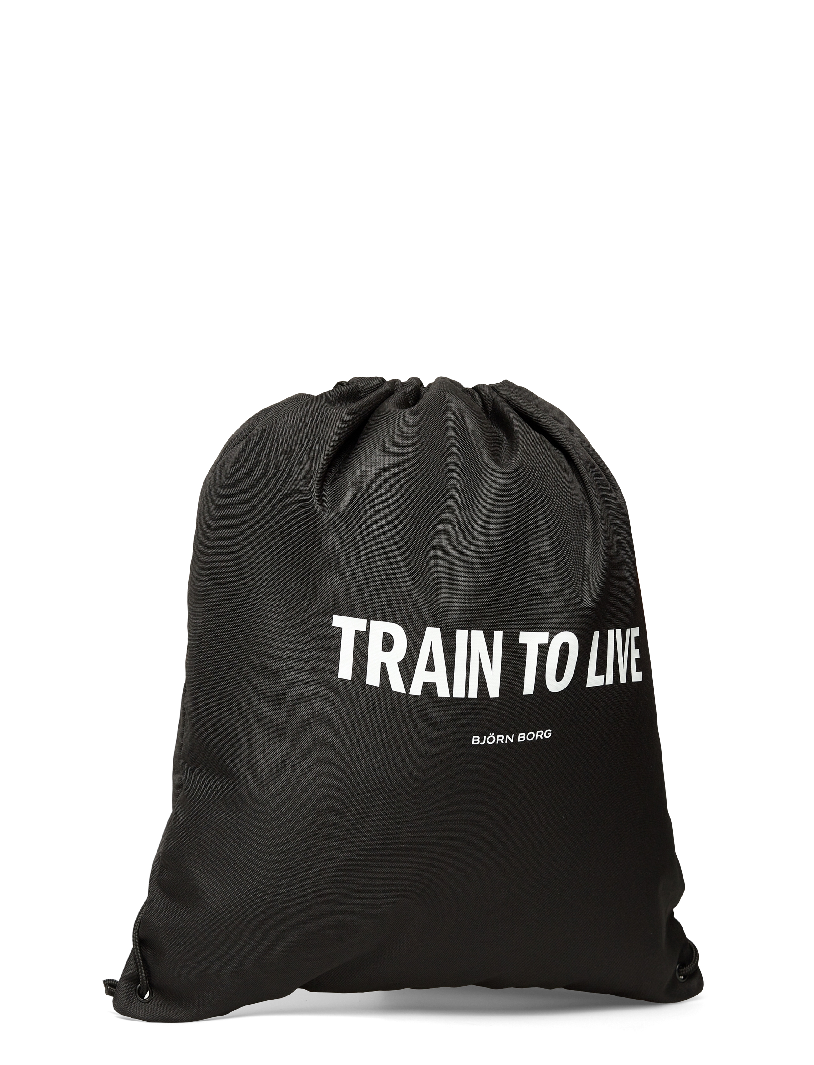 Björn Borg - BORG LOGO DRAWSTRING BAG - die niedrigsten preise - black beauty - 2