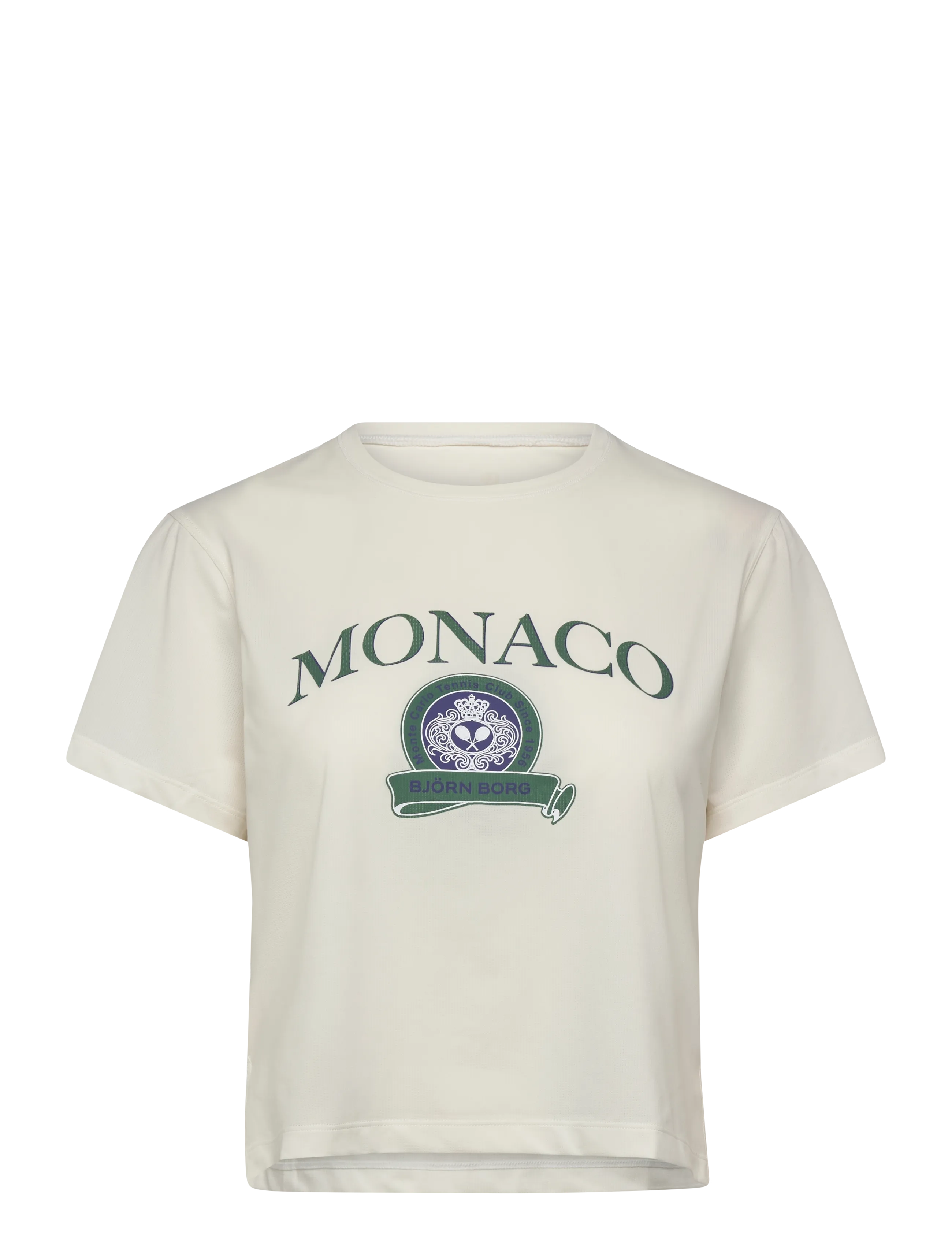 Björn Borg BORG CROPPED T-SHIRT - Alle produkter - TOFU / cream