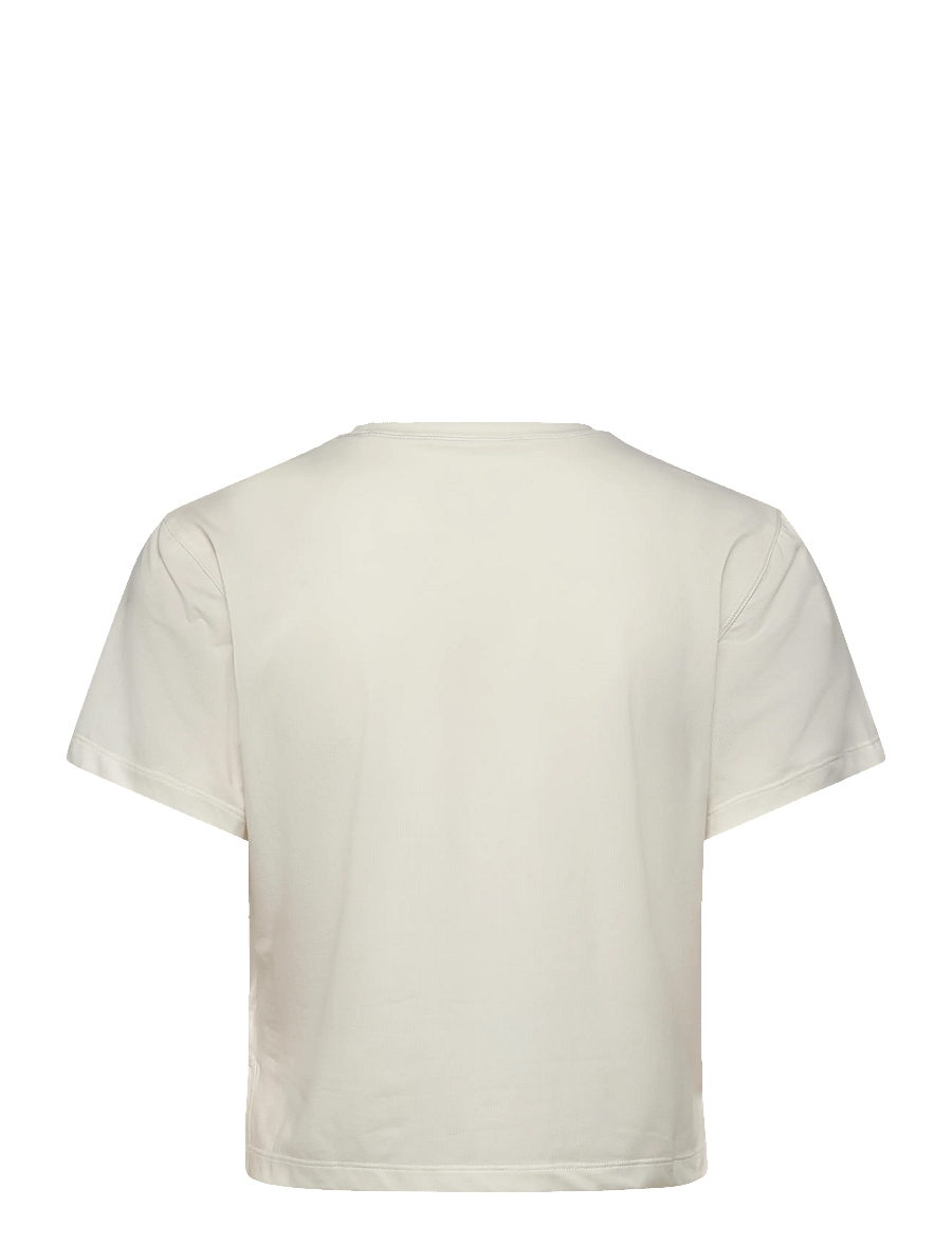 Björn Borg - BORG CROPPED T-SHIRT - nabapluusid - tofu - 1