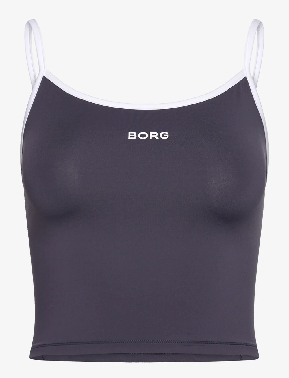 Björn Borg - ALICE STENLÖF CROPPED TANK TOP - tank tops - odyssey gray - 1