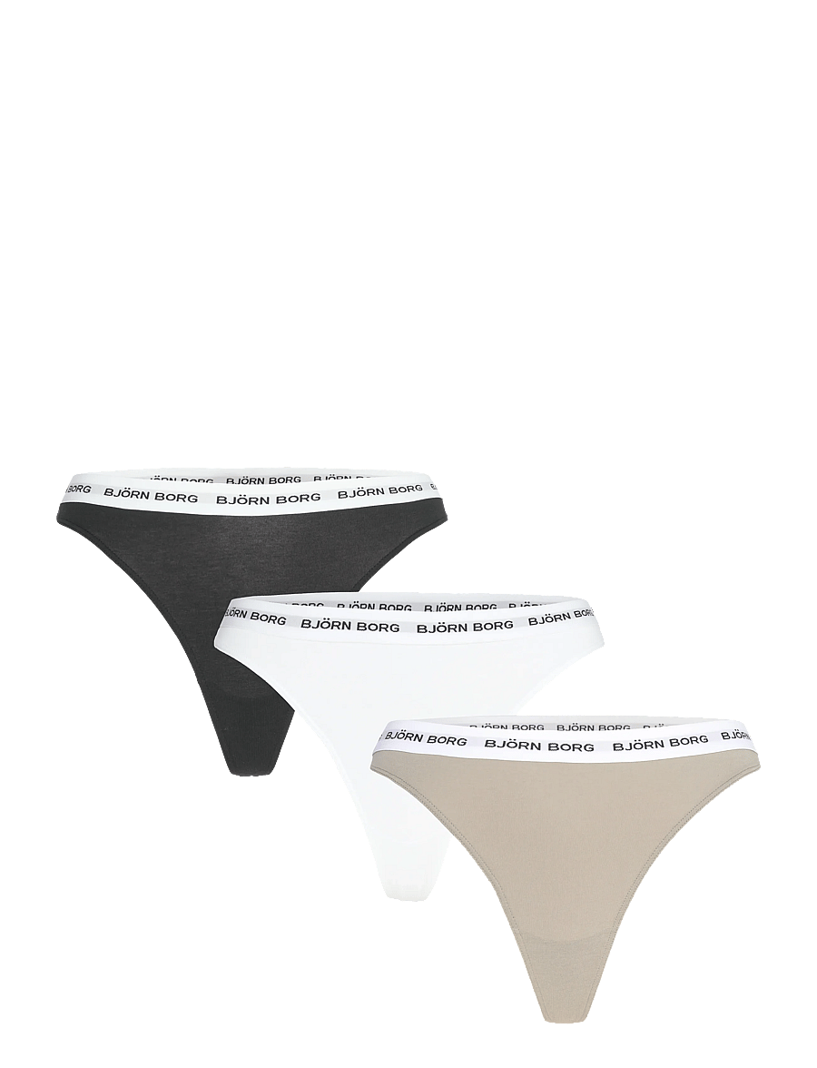 Björn Borg - LOGO THONG 3p - unterwäsche & socken - multipack 1 - 0
