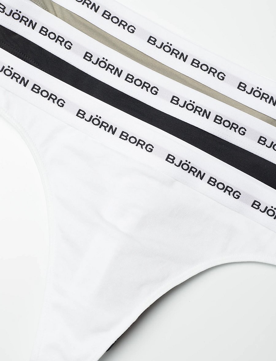 Björn Borg - LOGO THONG 3p - unterwäsche & socken - multipack 1 - 1