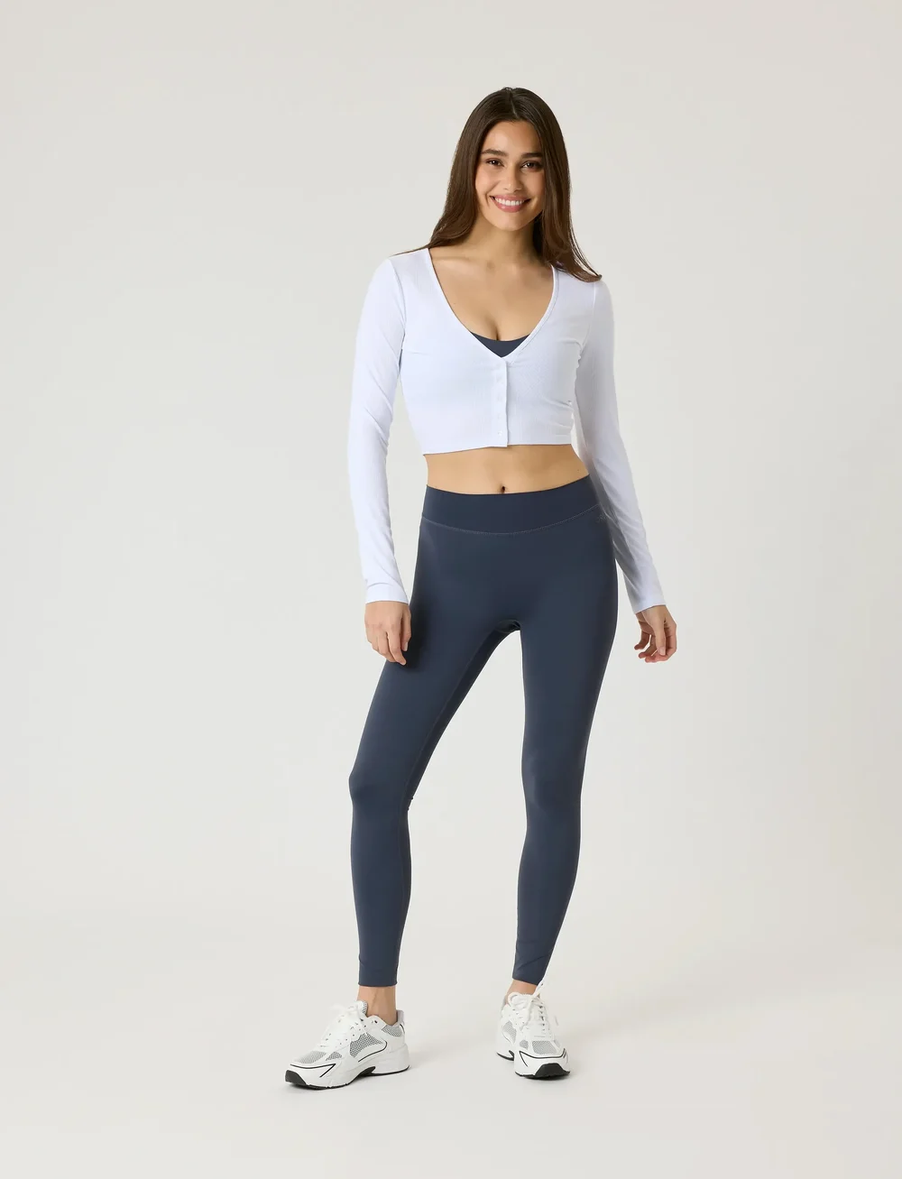 Björn Borg - ALICE STENLÖF CROPPED RIB CARDIGAN - topi un t-krekli - brilliant white - 4