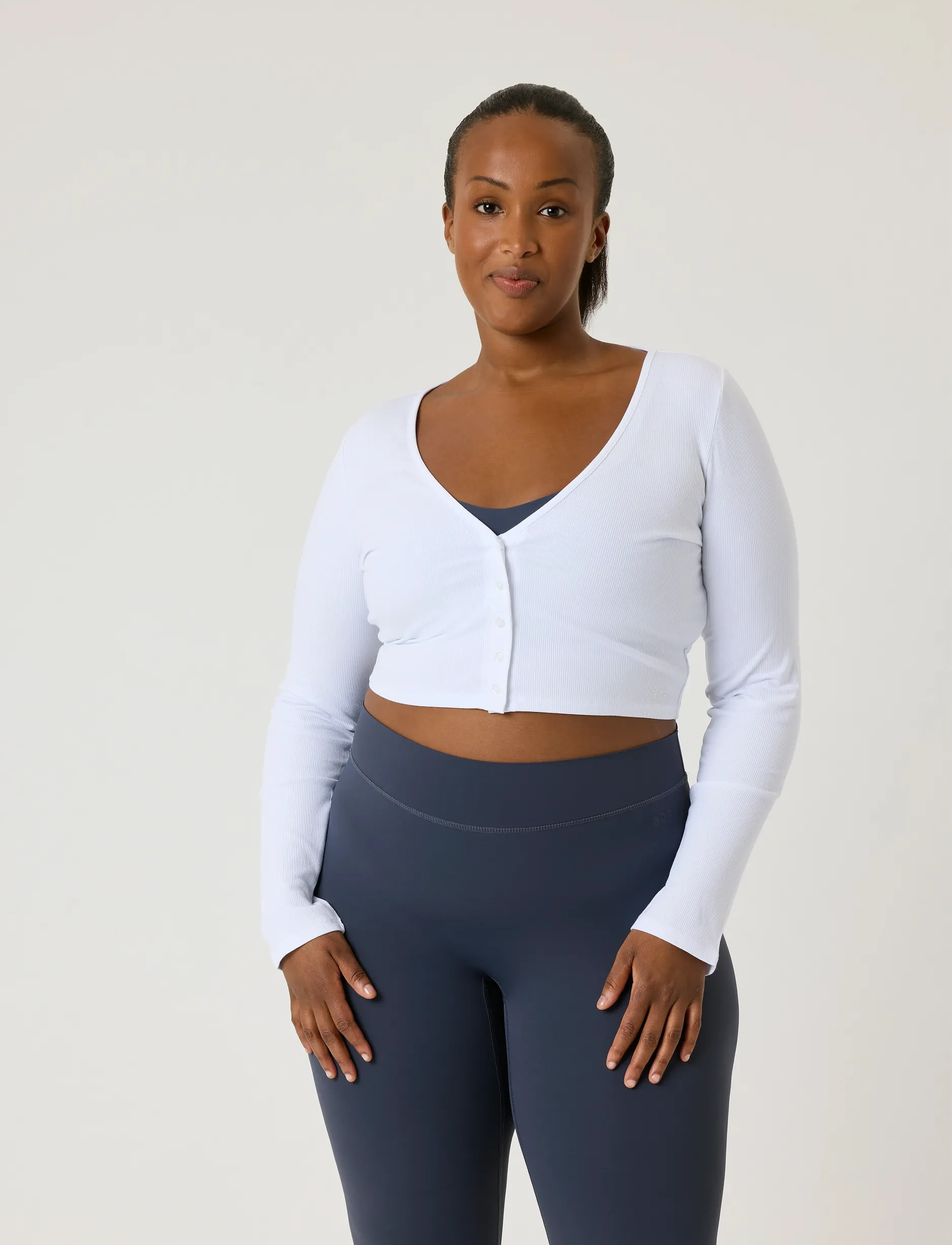 Alice Stenlöf Cropped Rib Cardigan 7