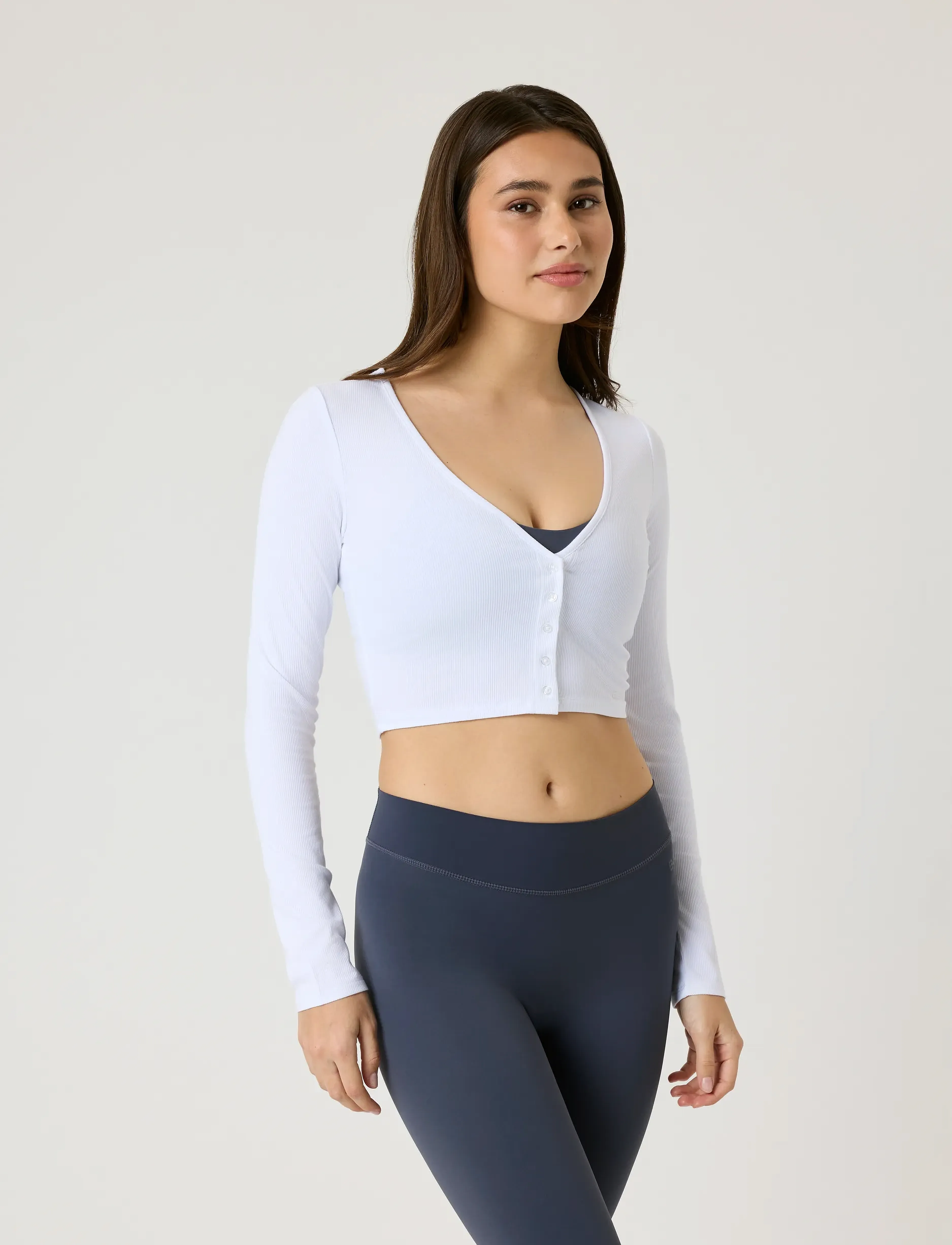 Björn Borg Alice Stenlöf Cropped Rib Cardigan dam – bild 10
