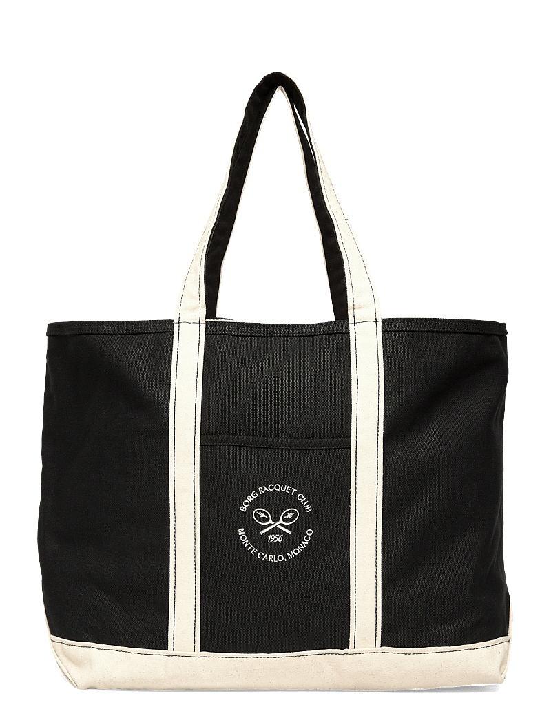 Björn Borg - ACE CANVAS TOTE - träningsväskor - black beauty - 0