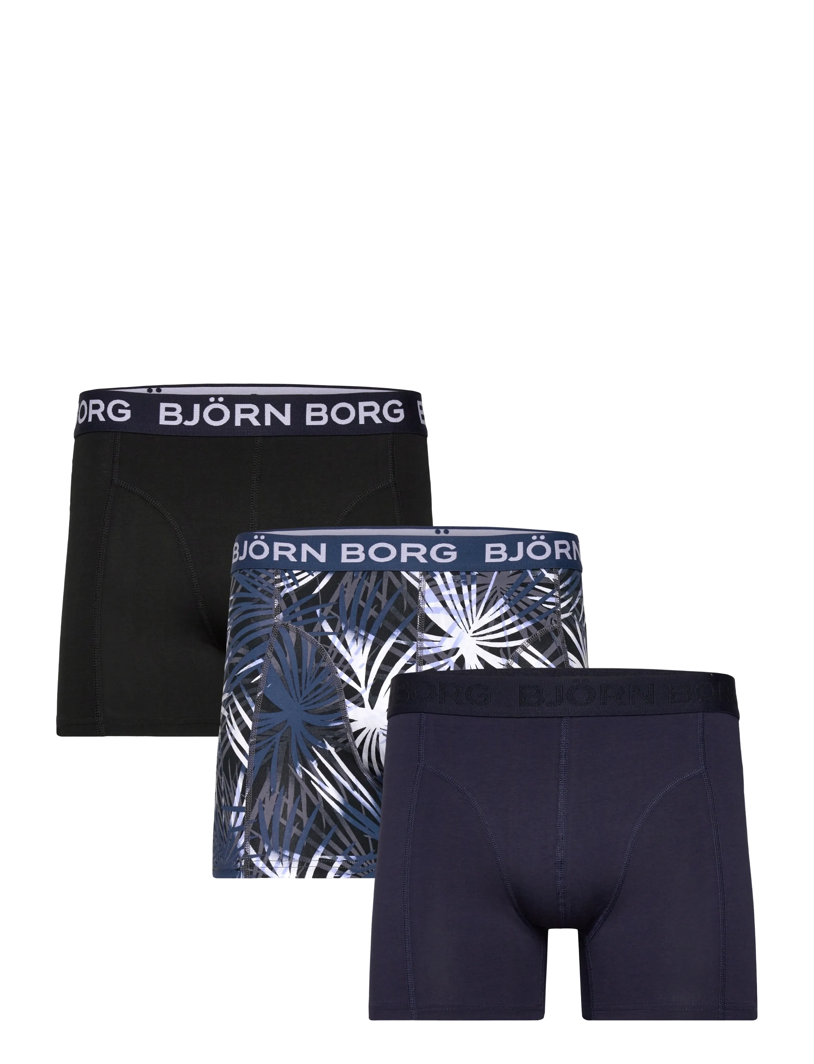 Björn Borg COTTON STRETCH BOXER 3p - Underwear - MULTIPACK 2 / black